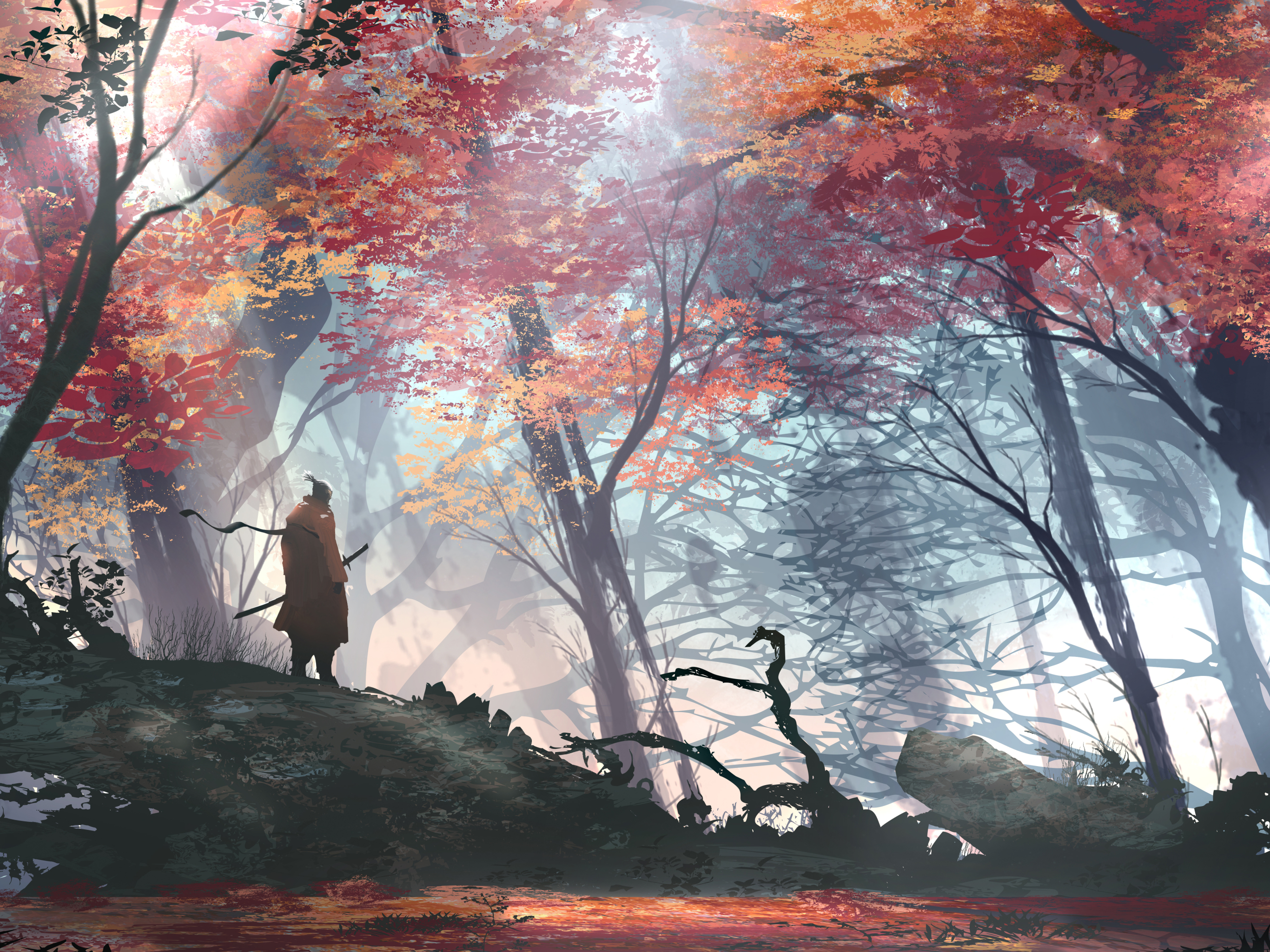 Laden Sie das Samurai, Computerspiele, Sekiro: Shadows Die Twice-Bild kostenlos auf Ihren PC-Desktop herunter