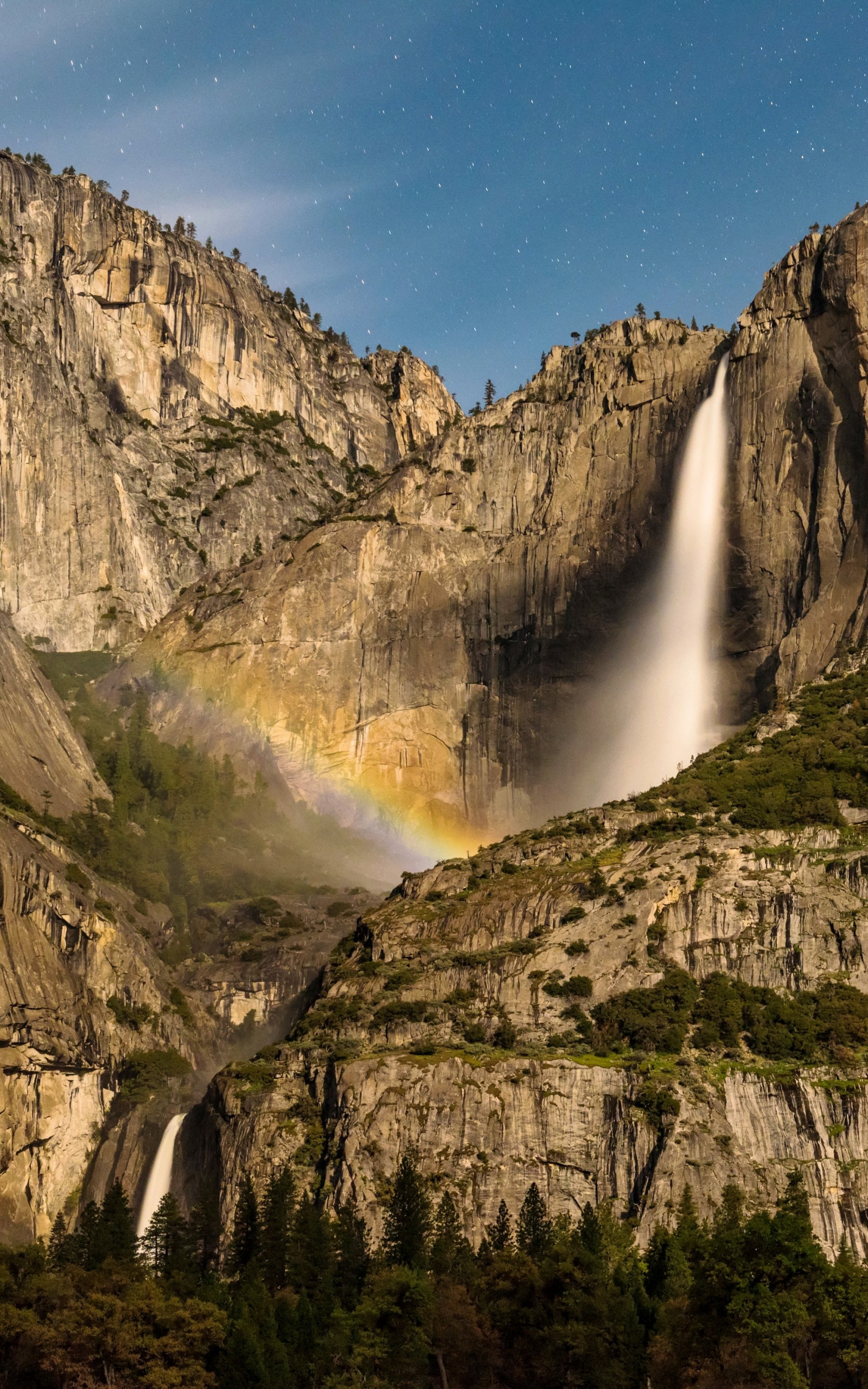 Handy-Wallpaper Wasserfälle, Wasserfall, Erde, Yosemite Nationalpark, Erde/natur kostenlos herunterladen.