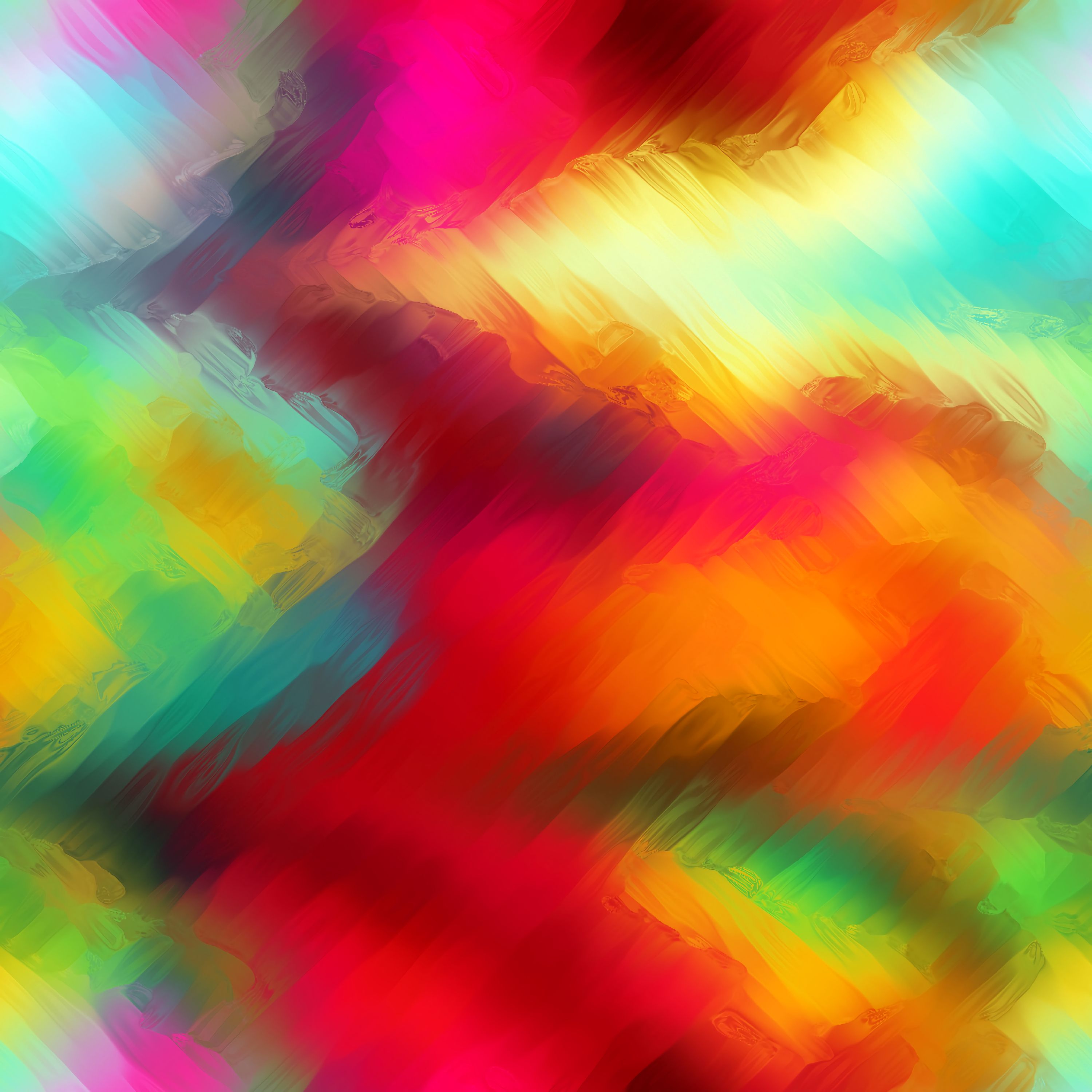 multicolored, abstract, motley, paint, mixing, blurred, fuzzy, strokes