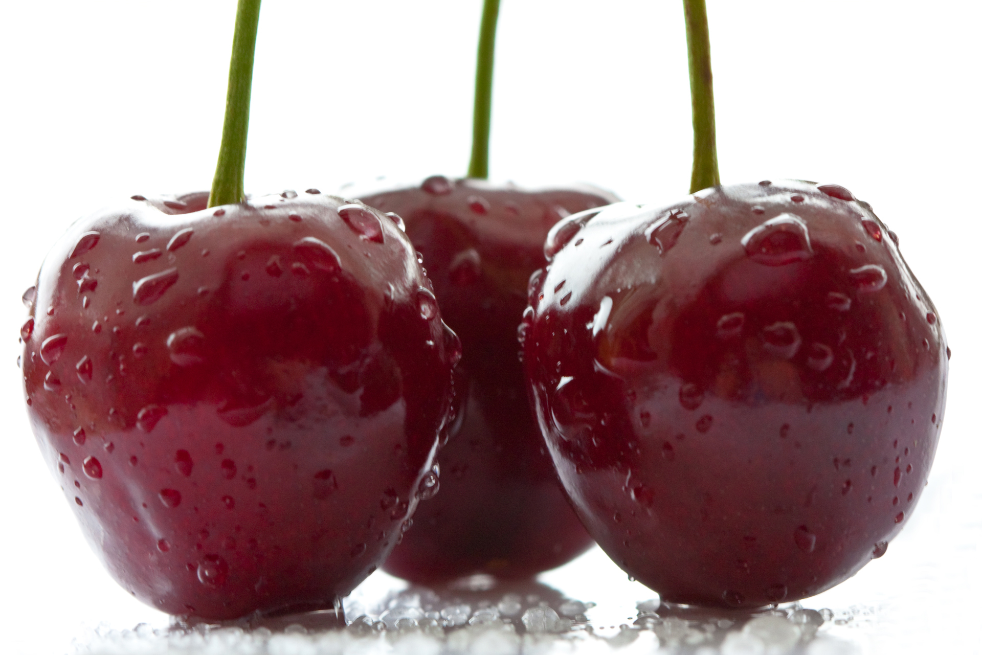 Free download wallpaper Fruits, Food, Cherry, Macro, Berry, Water Drop on your PC desktop