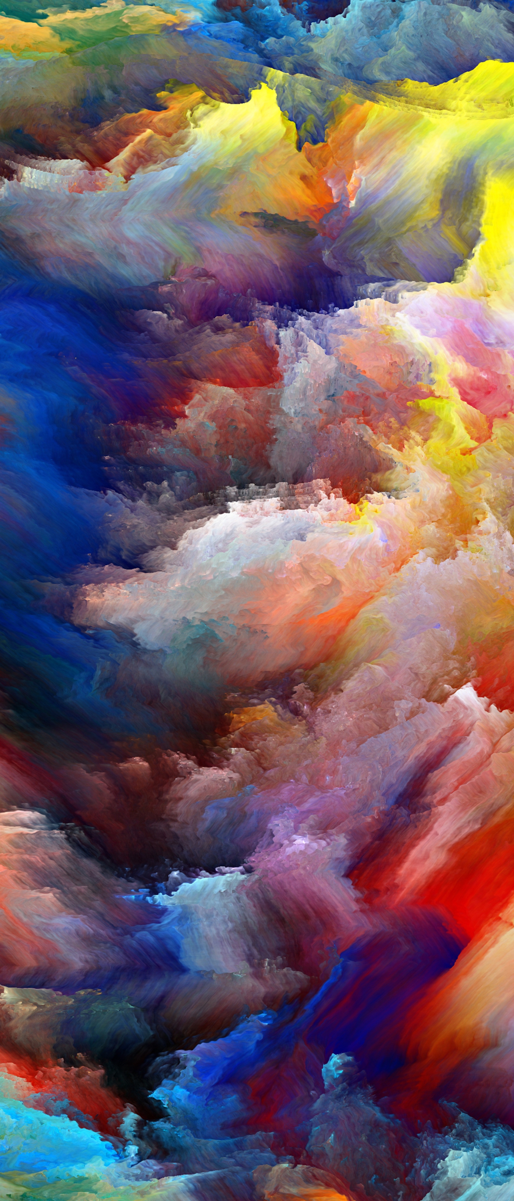 Download mobile wallpaper Colors, Colorful, Artistic, Cloud for free.