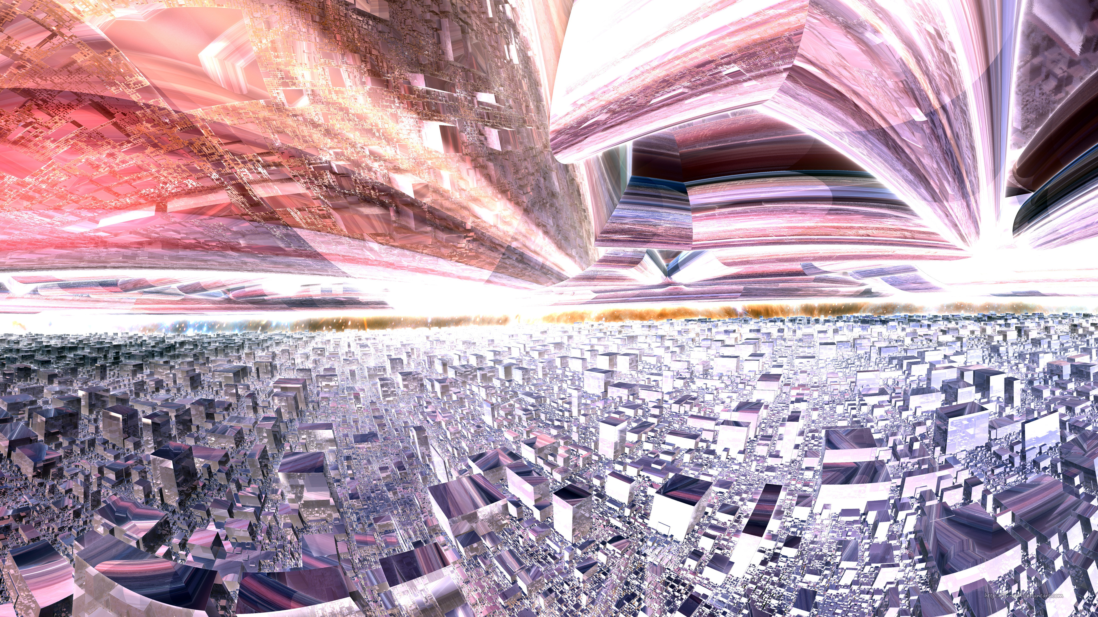 Free download wallpaper Abstract, Pink, 3D, Fractal, Geometry, Cgi, Mandelbulb 3D on your PC desktop
