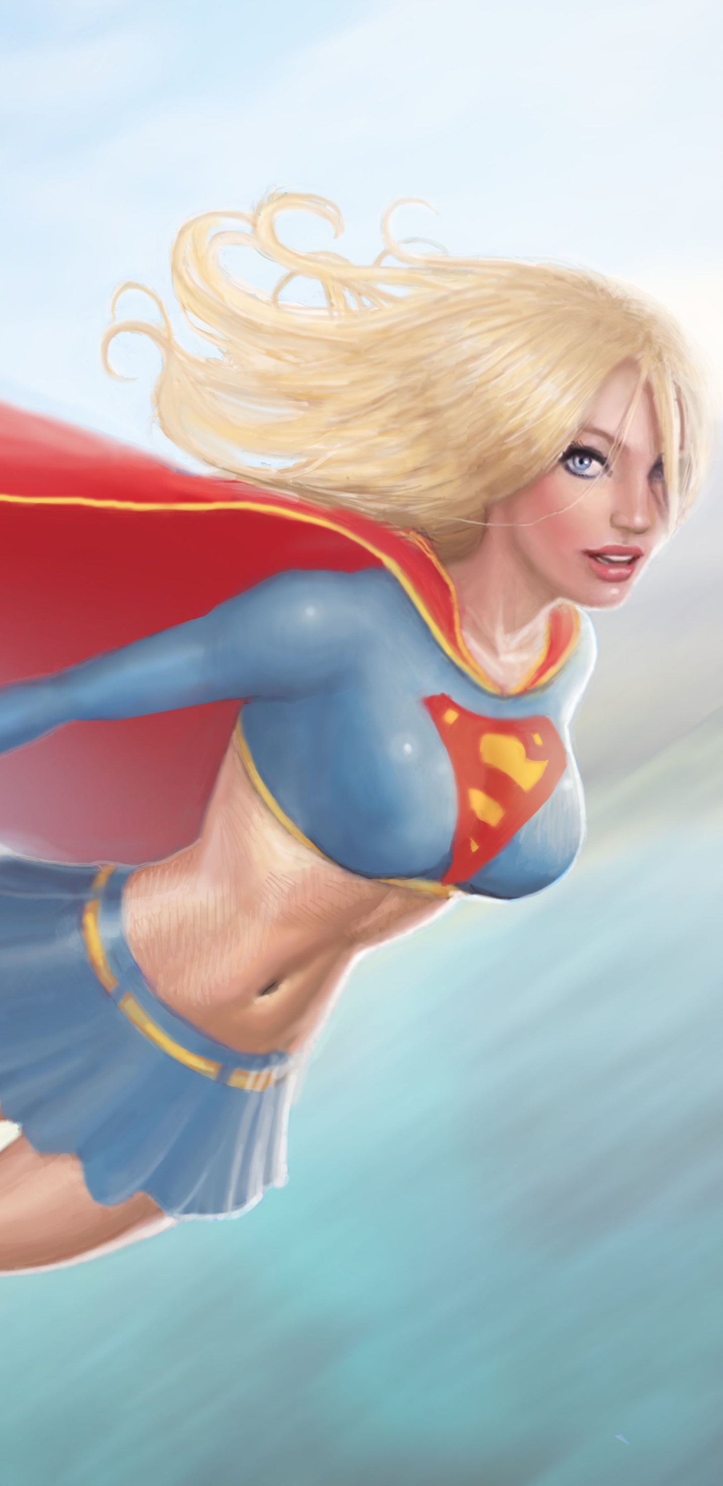 Descarga gratis la imagen Superhombre, Rubio, Ojos Azules, Historietas, Dc Comics, Rubia, Supergirl en el escritorio de tu PC