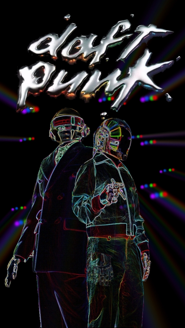 Download mobile wallpaper Music, Daft Punk, Colorful for free.