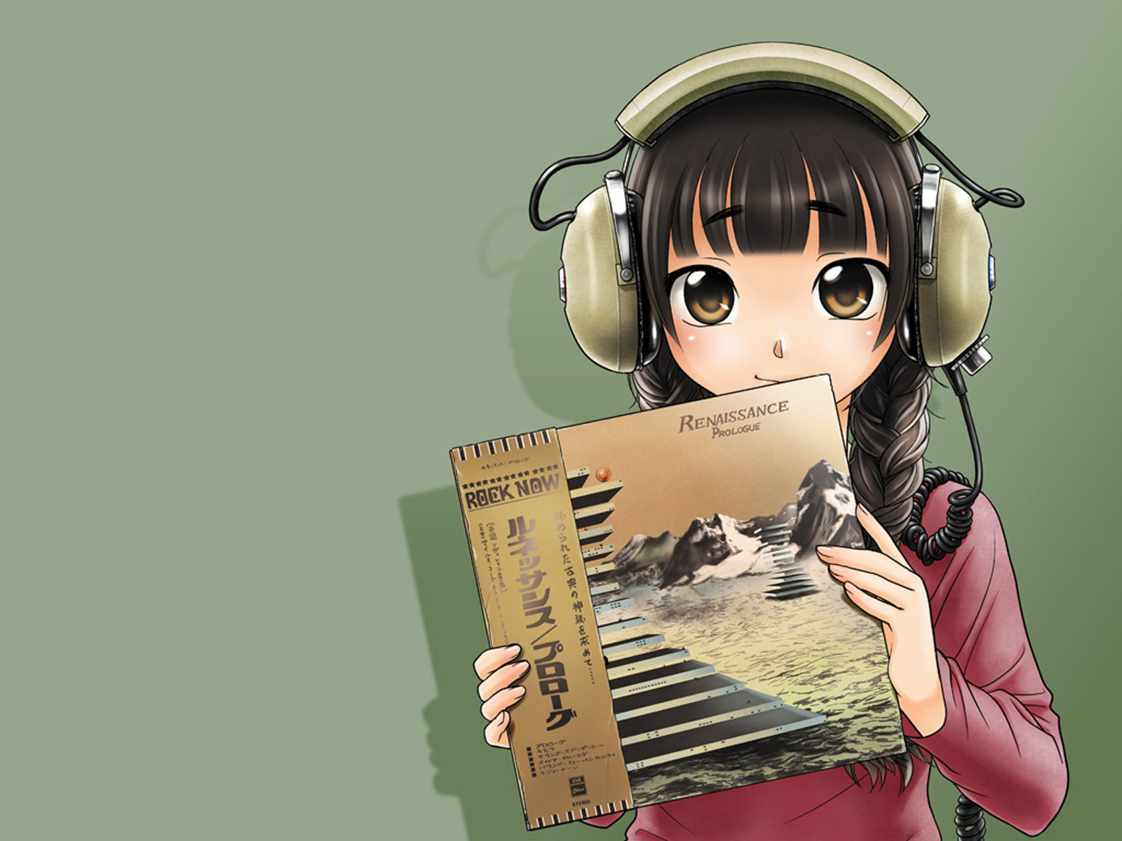Handy-Wallpaper Kopfhörer, Animes kostenlos herunterladen.
