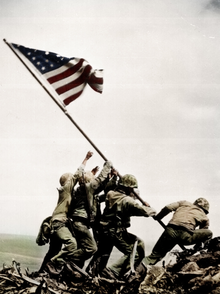 Download mobile wallpaper Military, Soldier, Marines, World War Ii, Iwo Jima for free.