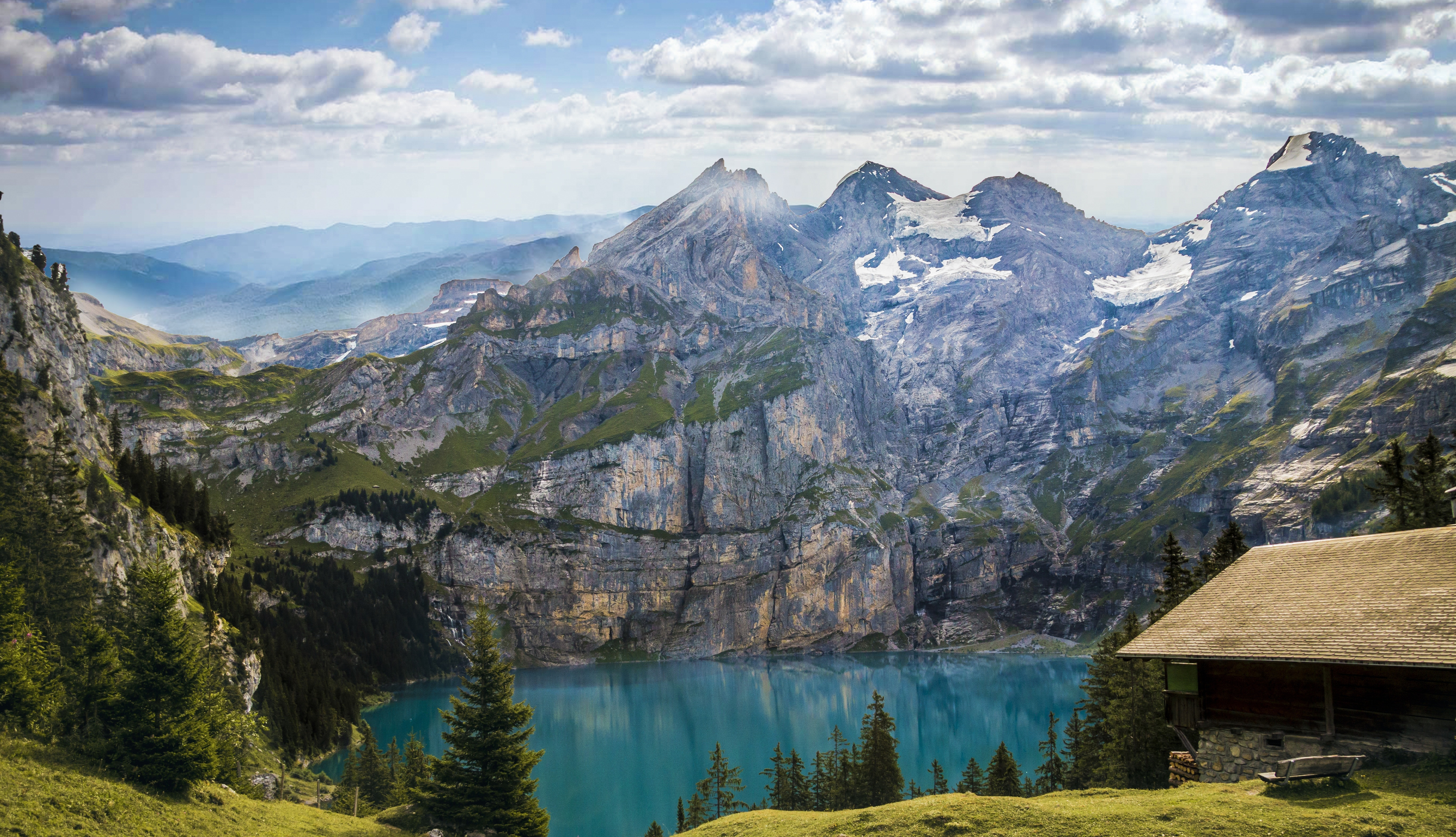 Laden Sie das Seen, See, Erde, Gebirge, Hütte, Fotografie-Bild kostenlos auf Ihren PC-Desktop herunter