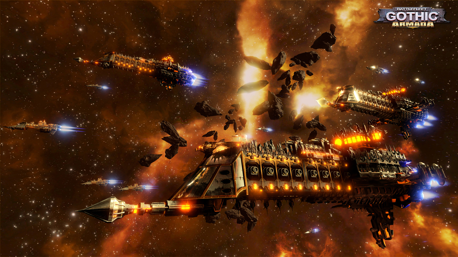 Популярні заставки і фони Battlefleet Gothic: Armada на комп'ютер