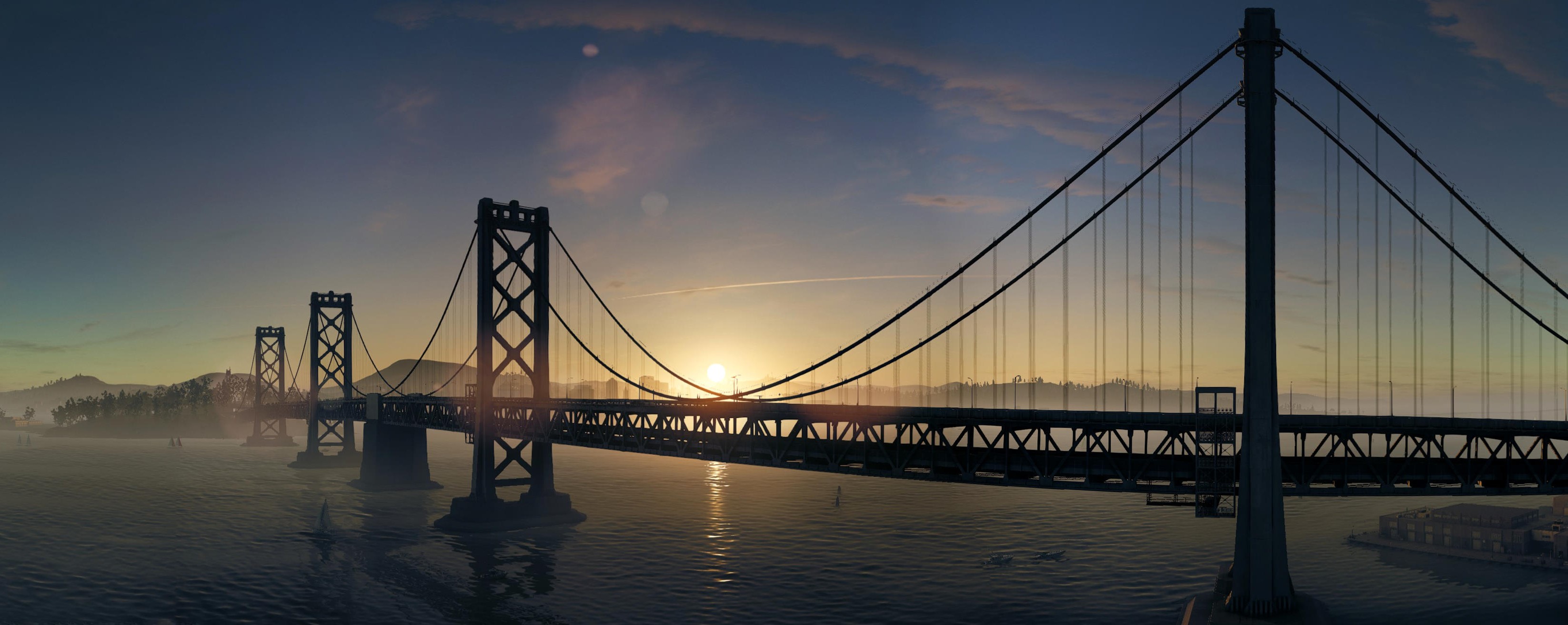 Free download wallpaper Golden Gate, Video Game, Watch Dogs 2 on your PC desktop