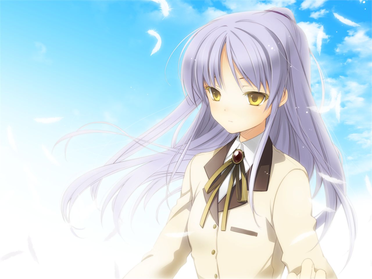 Free download wallpaper Anime, Angel Beats!, Kanade Tachibana on your PC desktop