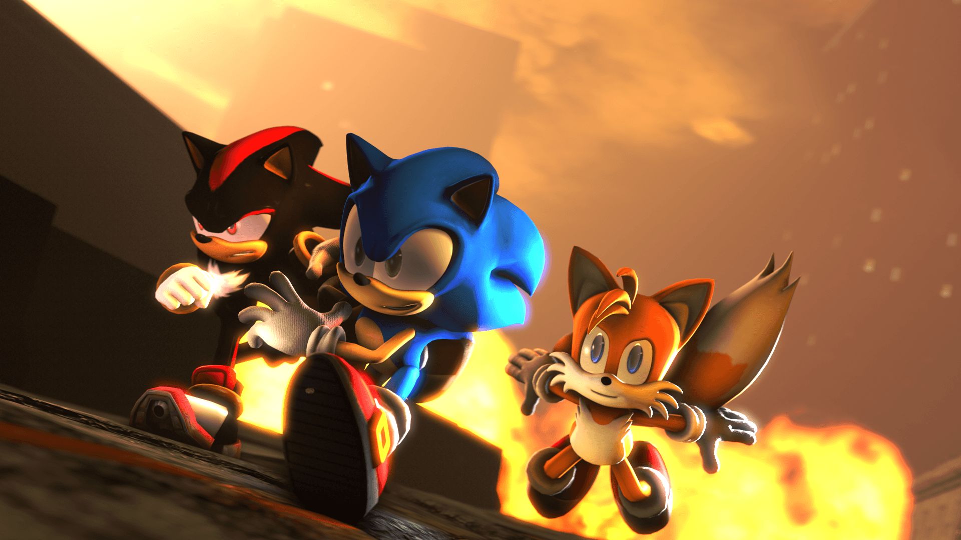 Download mobile wallpaper Video Game, Sonic The Hedgehog, Shadow The Hedgehog, Miles 'tails' Prower, Sonic The Hedgehog (2006), Sonic for free.