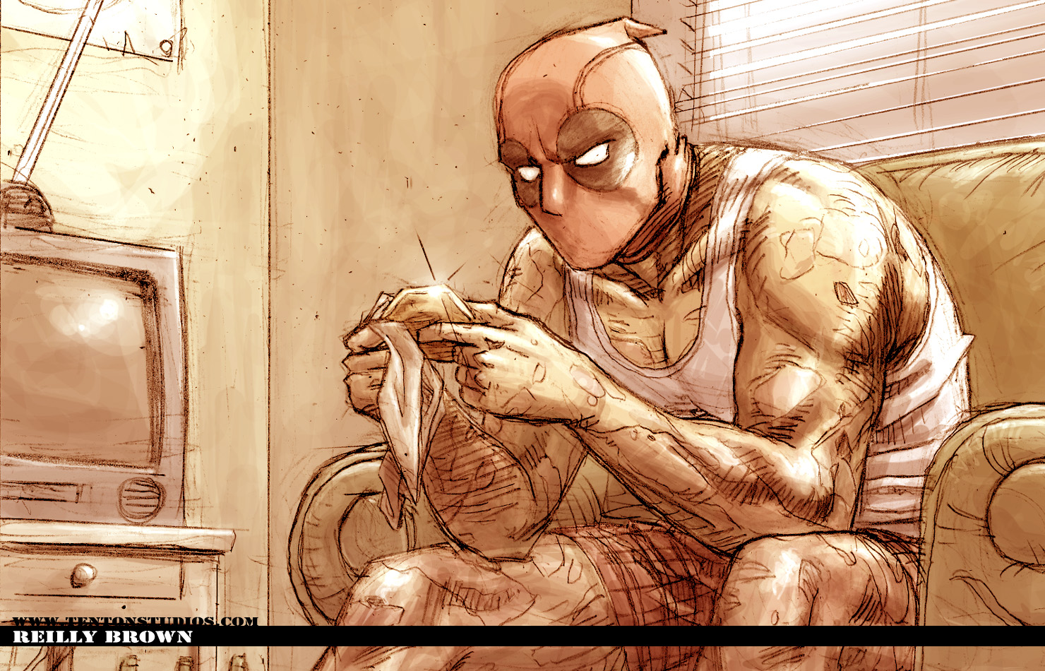 Free download wallpaper Deadpool, Comics on your PC desktop