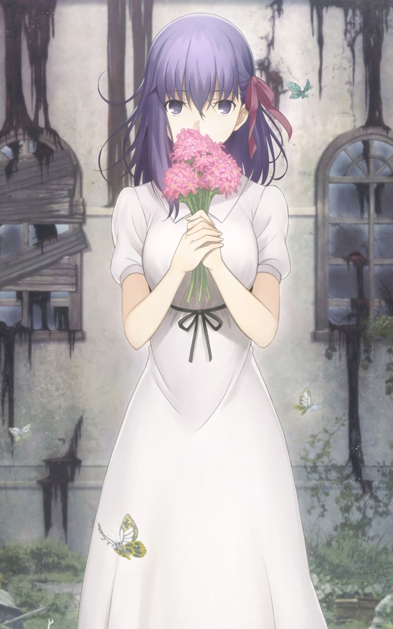 Handy-Wallpaper Animes, Sakura Matou, Fate/stay Night Film: Heaven's Feel, Schicksalsserie kostenlos herunterladen.