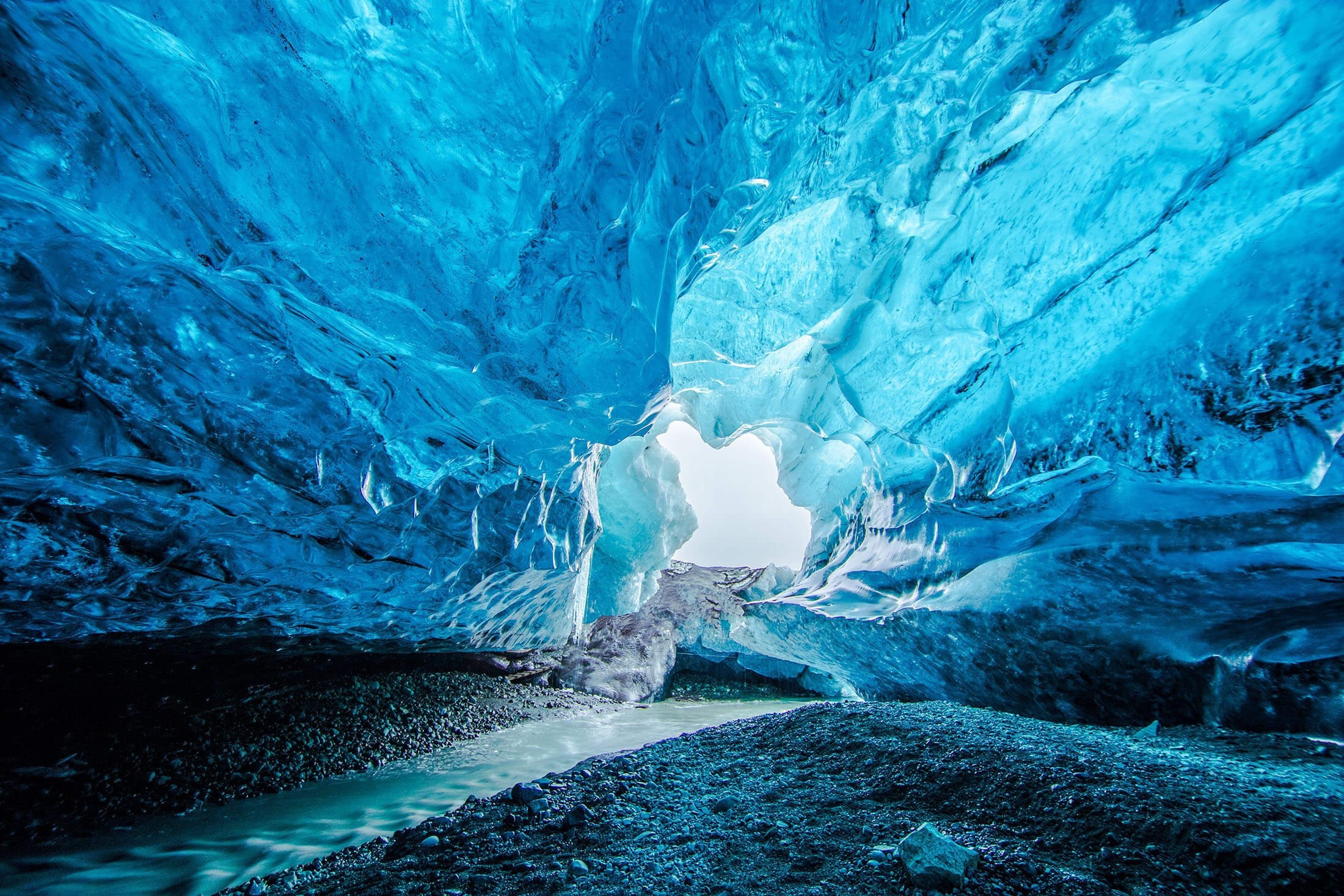 PCデスクトップに氷, 洞窟, 地球, 氷河, アイスランド, ヴァトナヨークトル国立公園画像を無料でダウンロード
