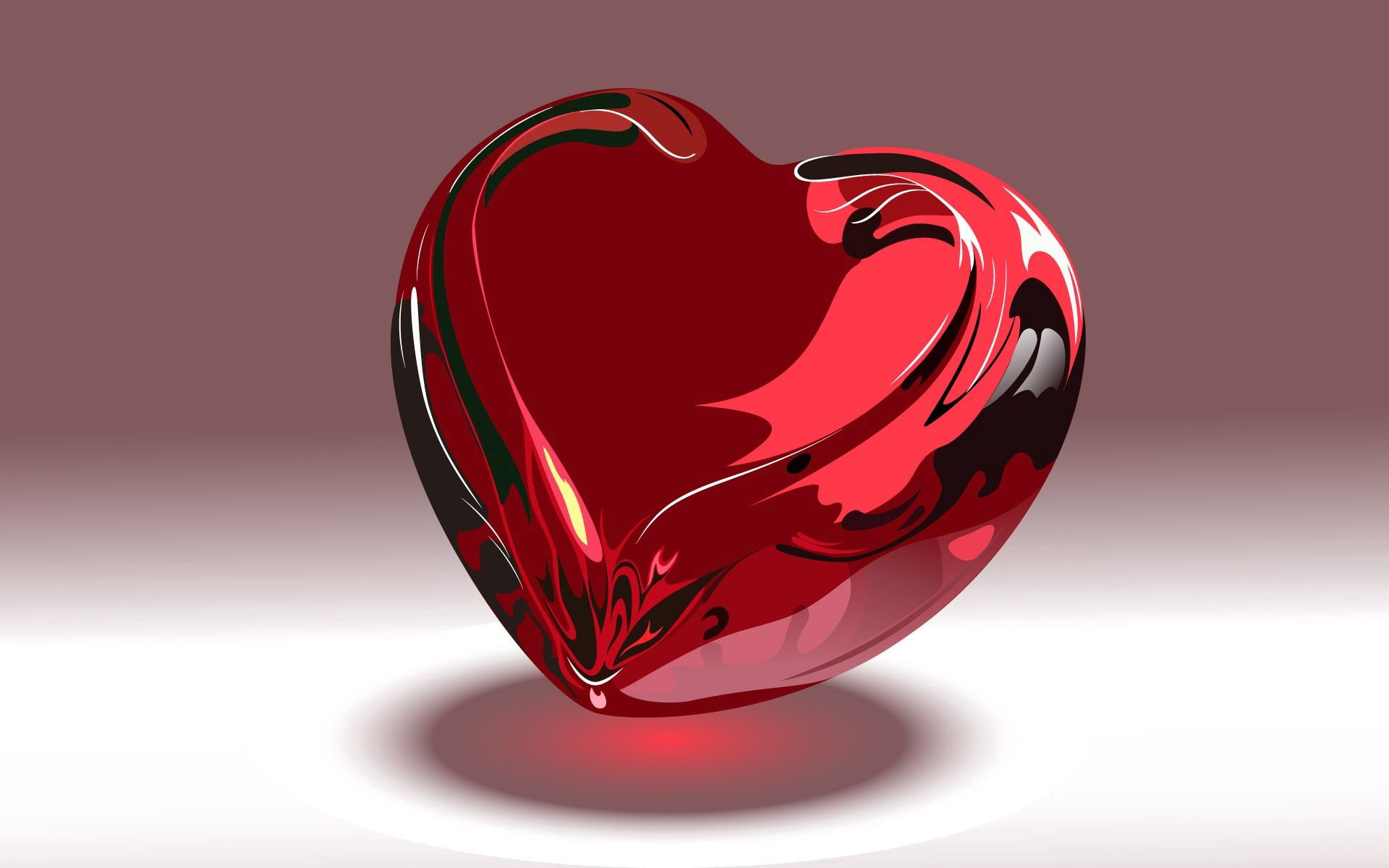 144414 descargar fondo de pantalla vidrio, corazón, amor, rojo, oscuro, brillar, brillo, un corazón: protectores de pantalla e imágenes gratis