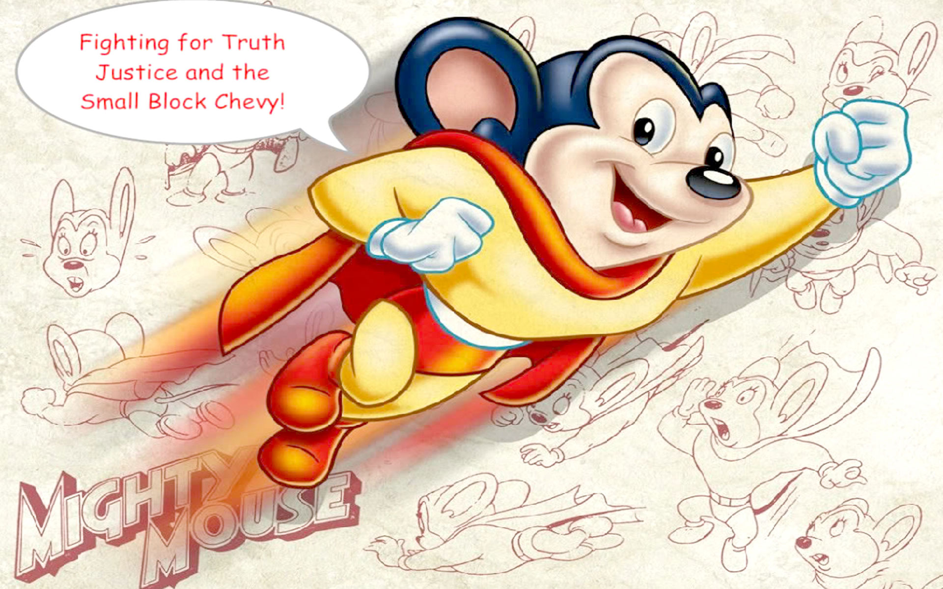 mighty mouse, tv show