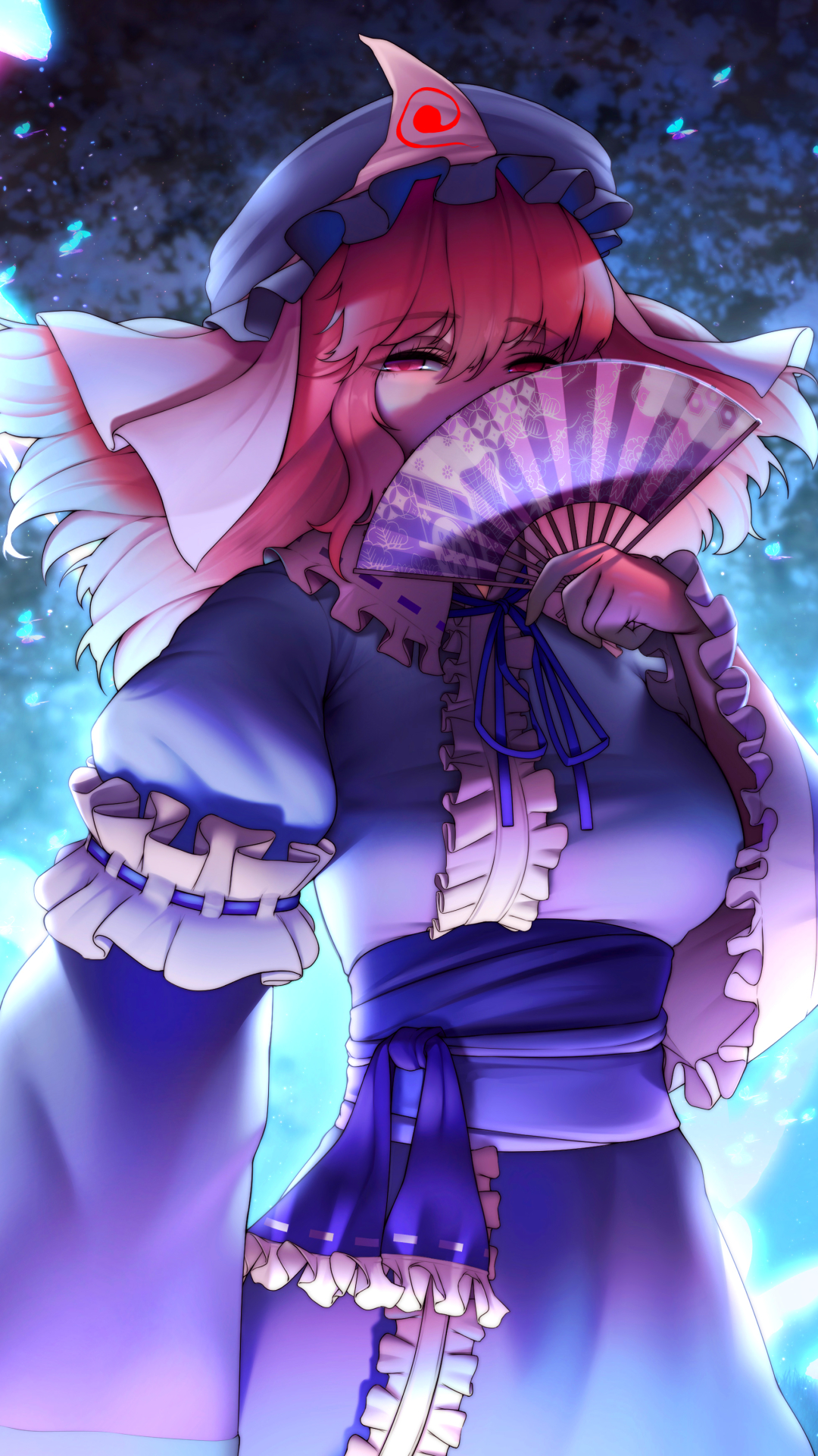 Descarga gratuita de fondo de pantalla para móvil de Animado, Touhou, Yuyuko Saigyouji.