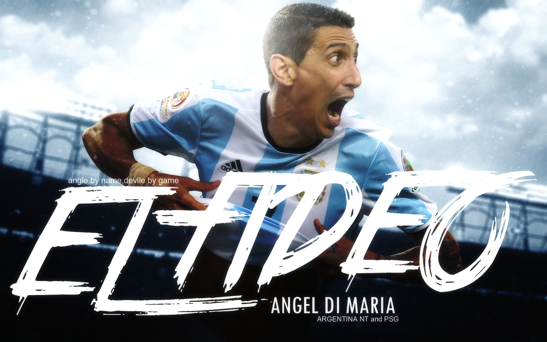 Free download wallpaper Sports, Soccer, Argentina National Football Team, Ángel Di María on your PC desktop