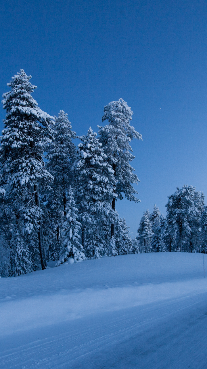Скачати мобільні шпалери Зима, Сніг, Дорога, Фотографія безкоштовно.