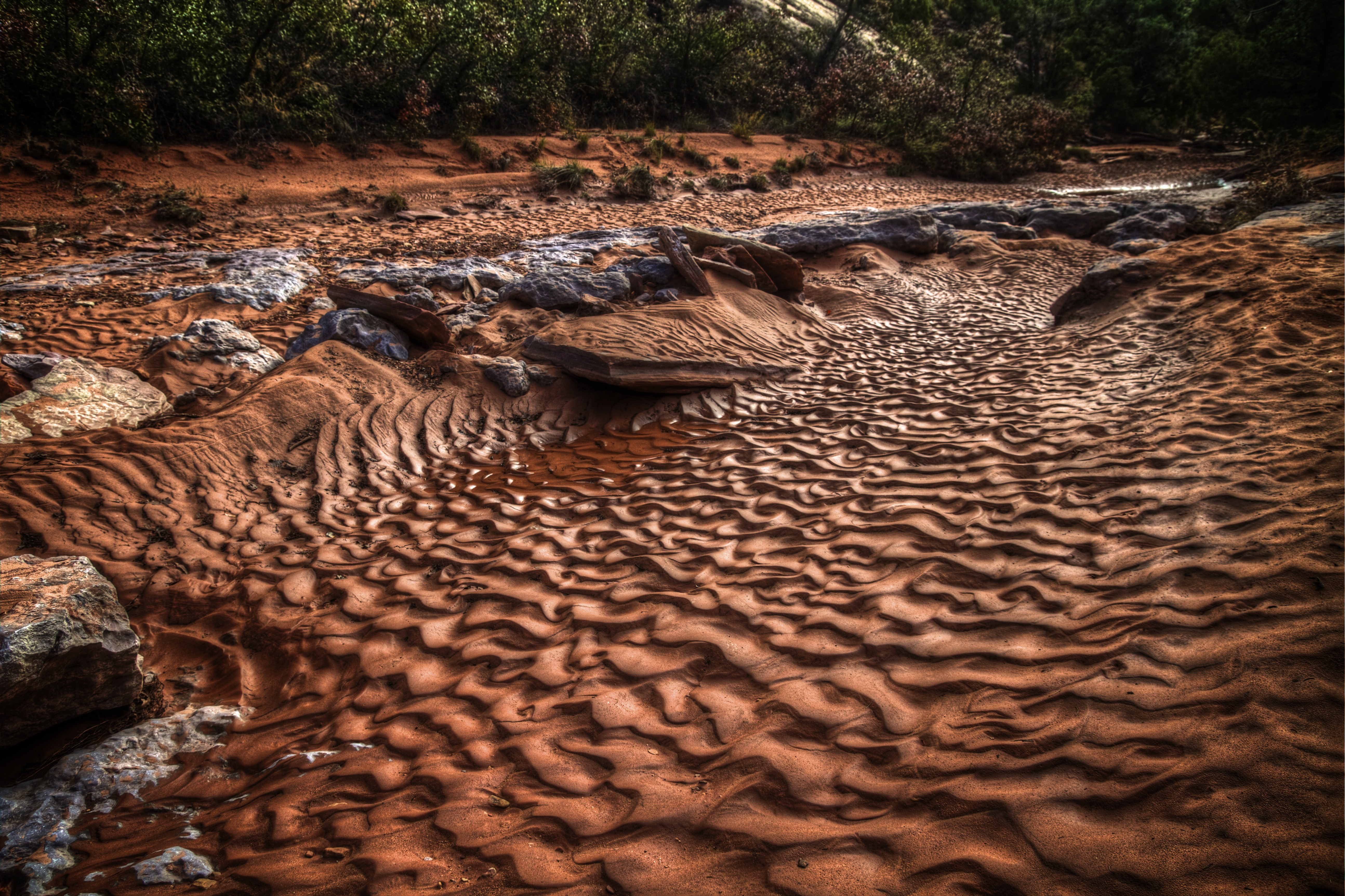 Free download wallpaper Nature, Bed, Links, Channel, Rivers, Hdr, Dunes, Sand on your PC desktop