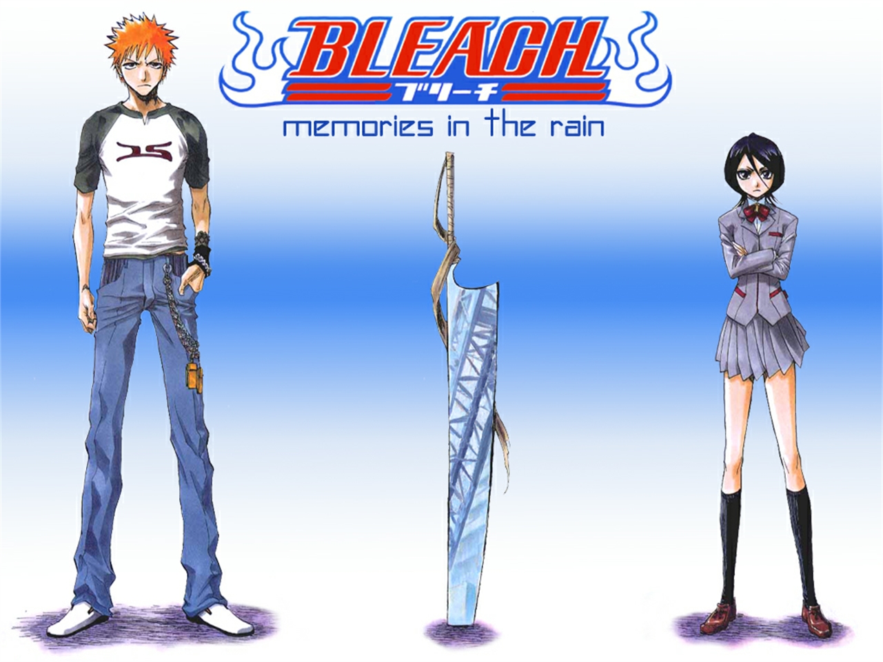 Handy-Wallpaper Bleach, Rukia Kuchiki, Animes, Ichigo Kurosaki kostenlos herunterladen.