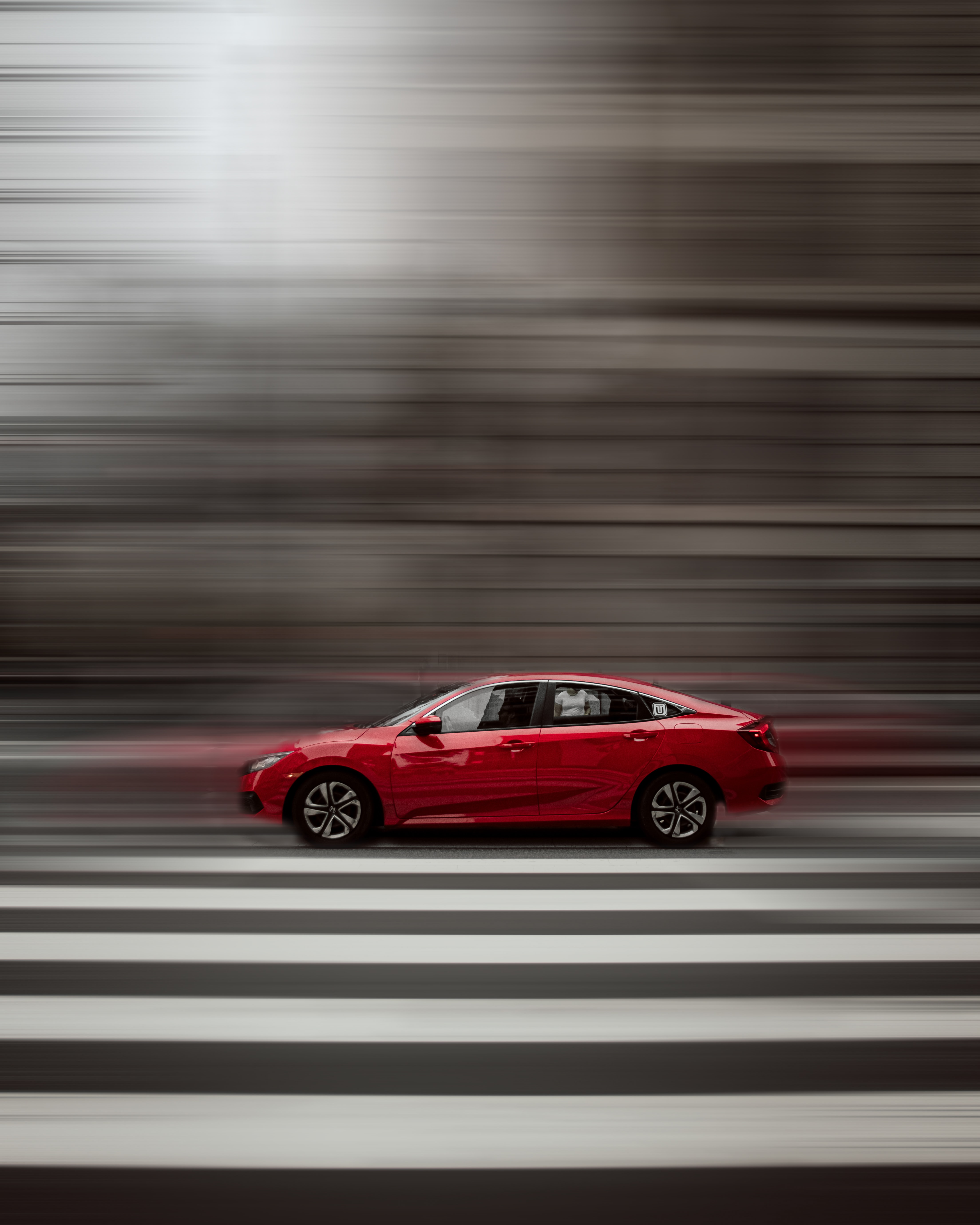Download mobile wallpaper Distortion, Side View, Car, Cars for free.