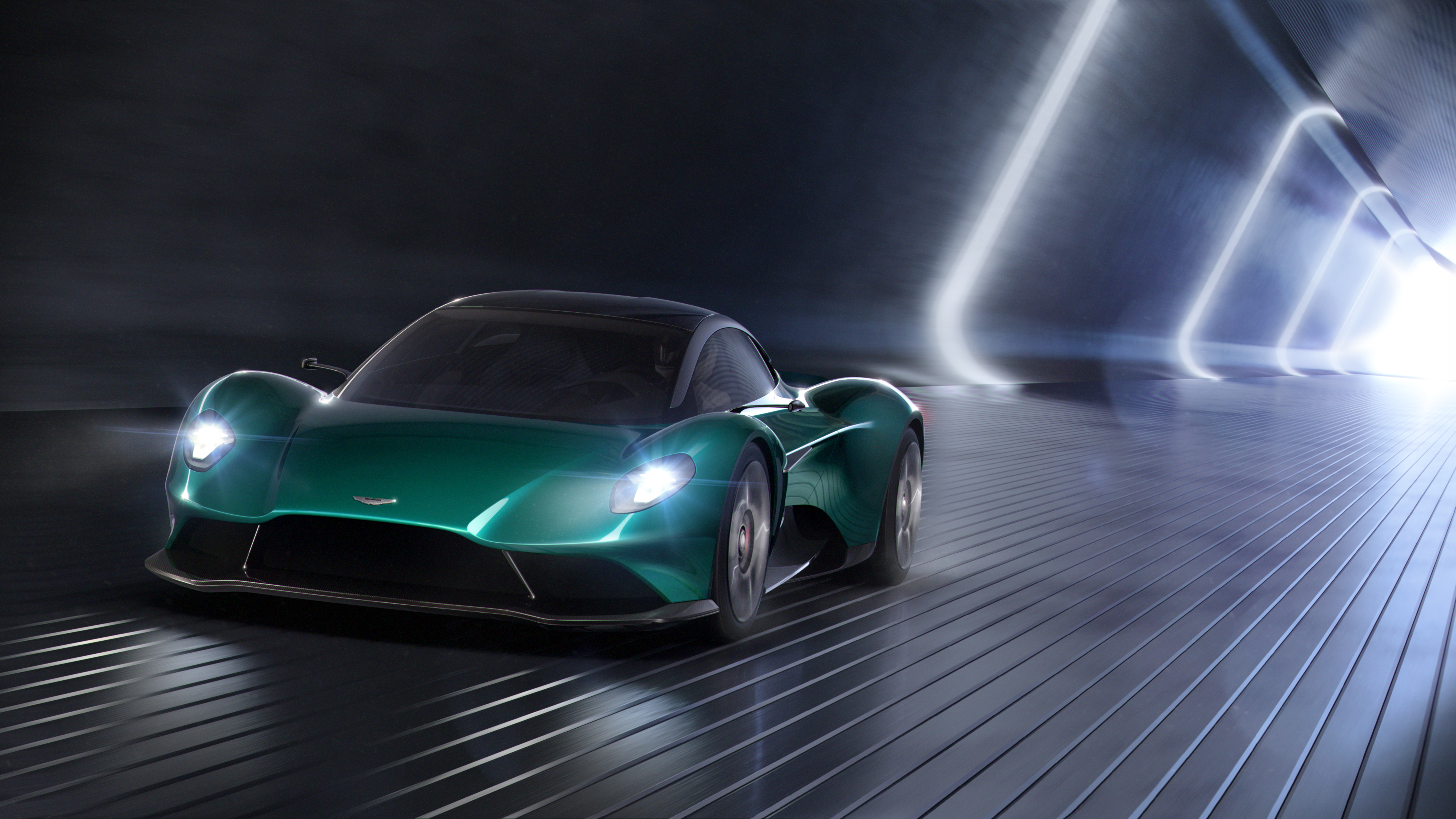 Download mobile wallpaper Aston Martin, Car, Supercar, Aston Martin Vanquish, Vehicles, Green Car for free.