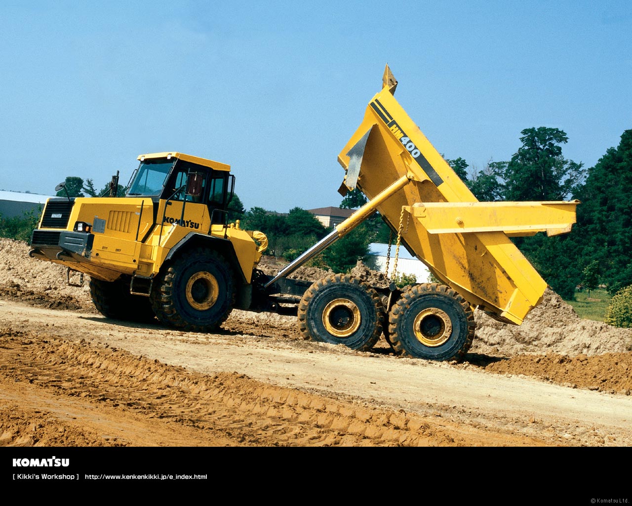 Télécharger des fonds d'écran Komatsu Hm400 HD