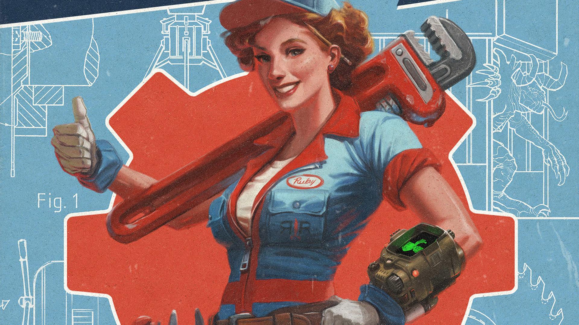 Популярні заставки і фони Fallout 4 Wasteland Workshop на комп'ютер