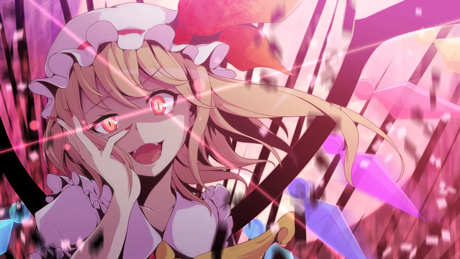 Pc Wallpaper Computer Design Desktop wallpaper: Anime, Touhou, Flandre Scarlet 4K free download for ...