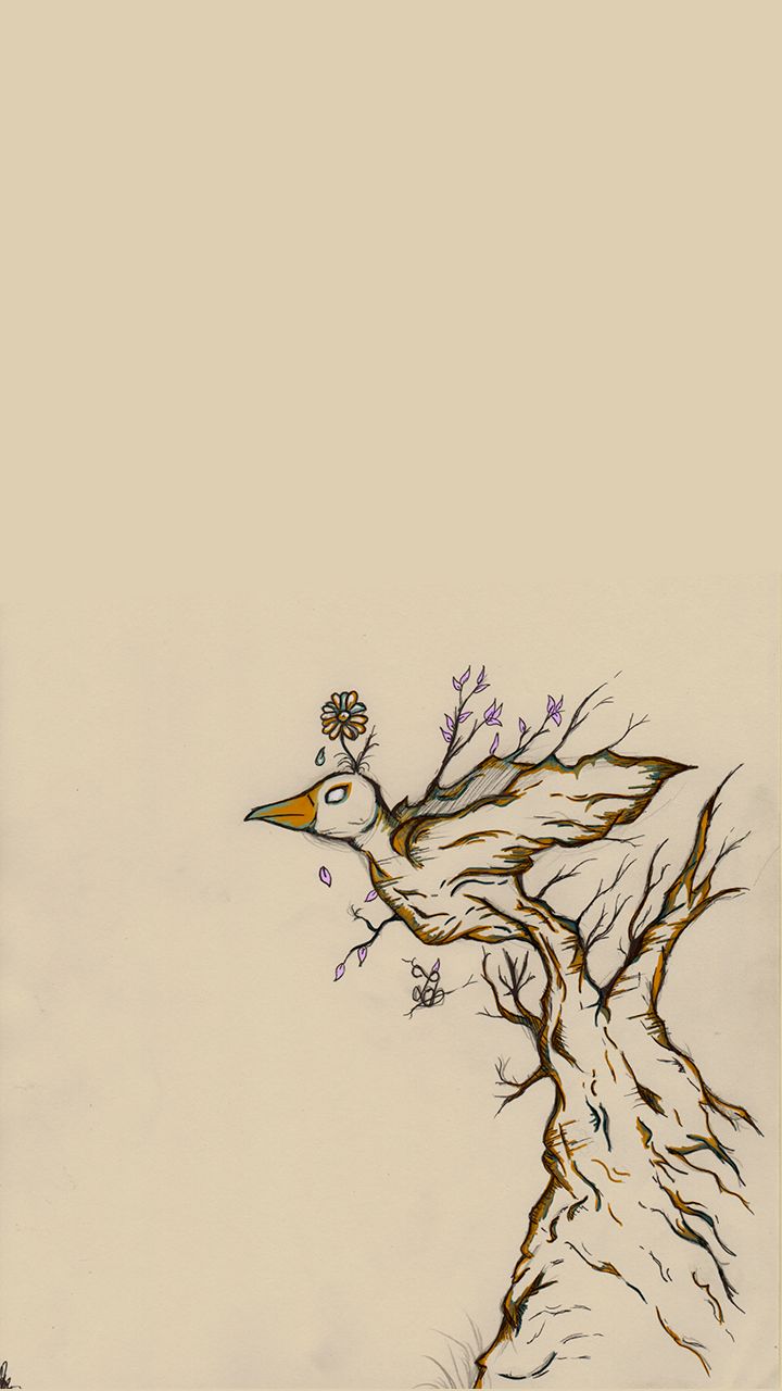 Download mobile wallpaper Fantasy, Flower, Bird, Tree, Fantasy Animals for free.