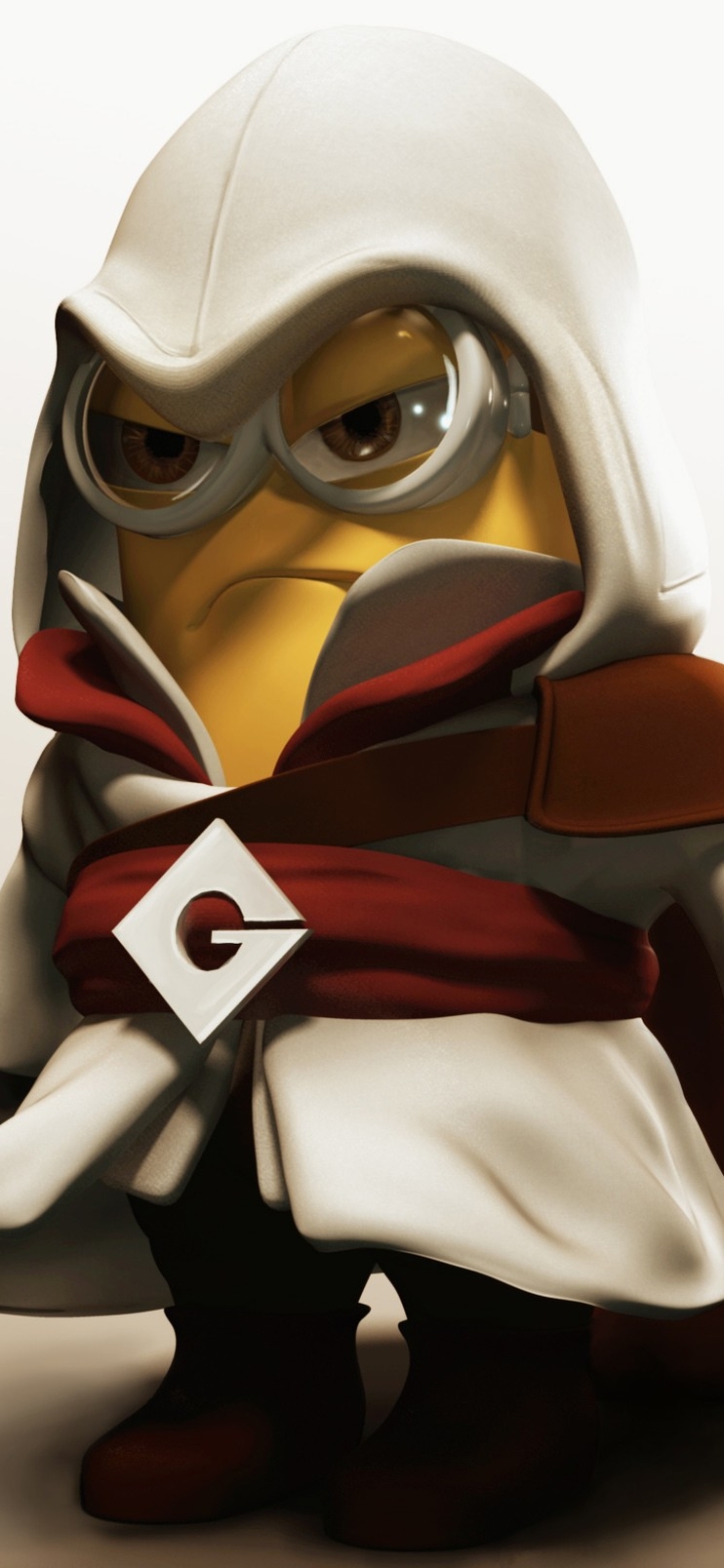 Download mobile wallpaper Assassin's Creed, Despicable Me, Crossover, Movie, Minions for free.