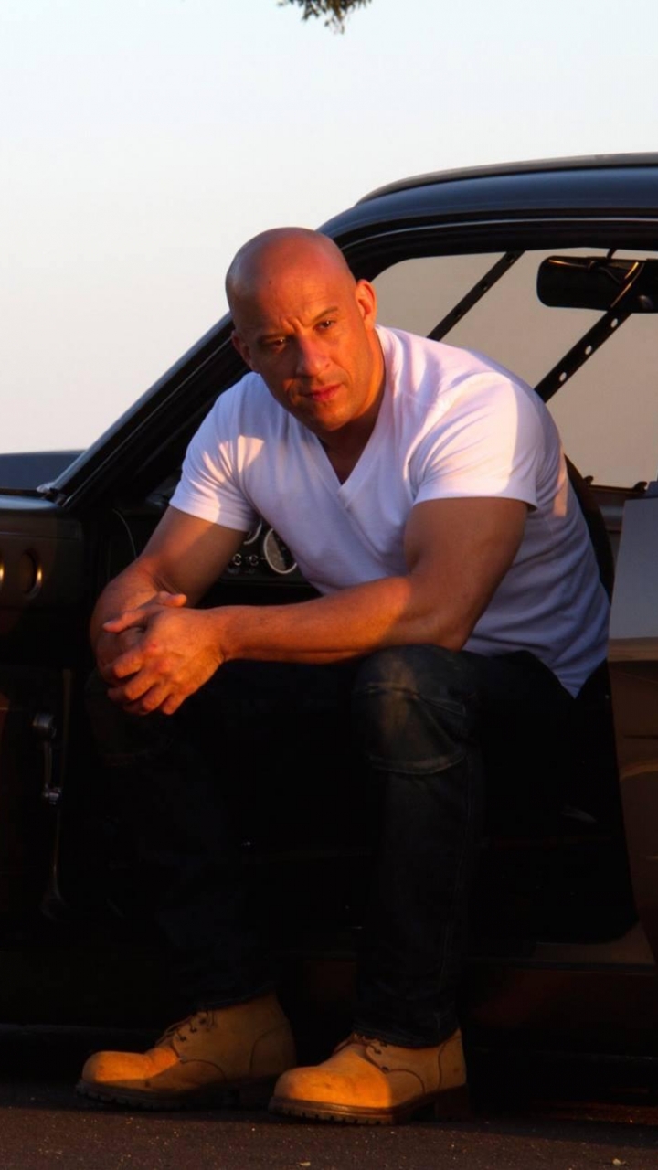 Handy-Wallpaper Vin Diesel, Filme, Dominik Toretto, Fast & Furious Neues Modell Originalteile, Fast & Furious 7 kostenlos herunterladen.