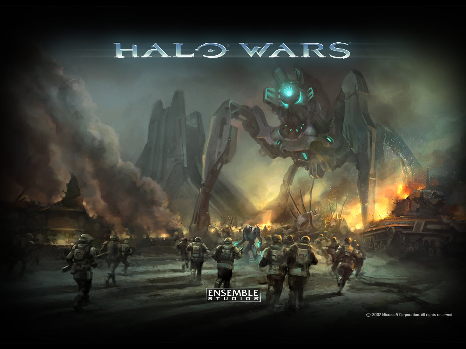 Laden Sie Halo Wars HD-Desktop-Hintergründe herunter