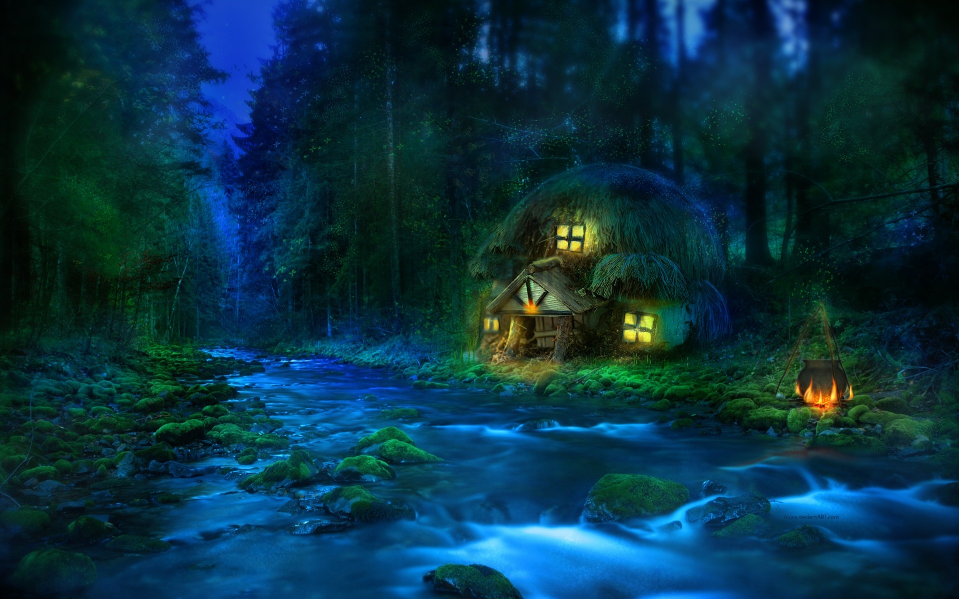 Download mobile wallpaper Place, Fantasy for free.