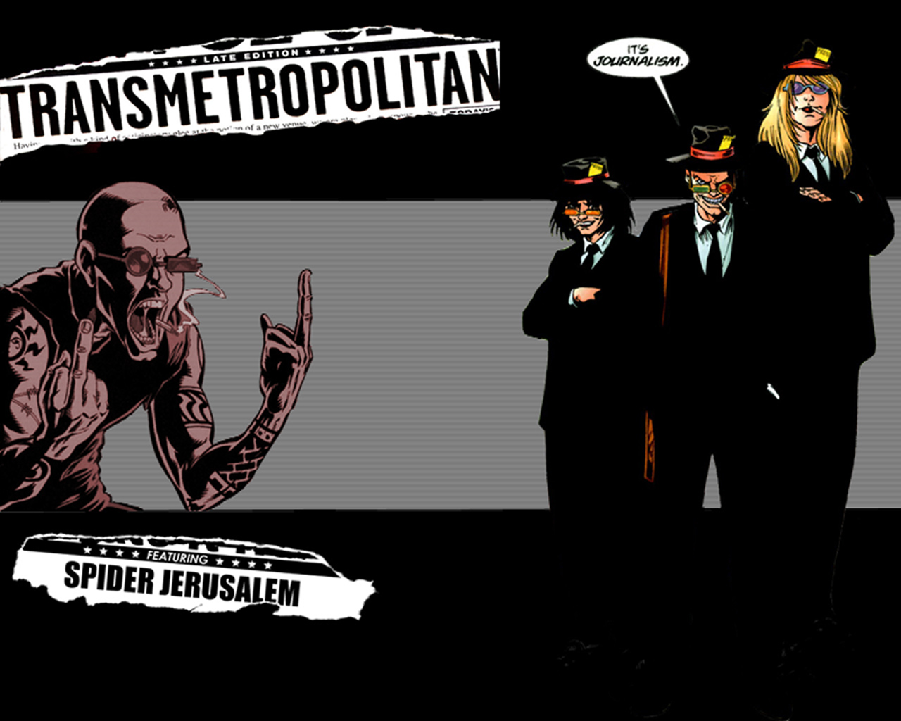 Download mobile wallpaper Transmetropolitan, Comics for free.