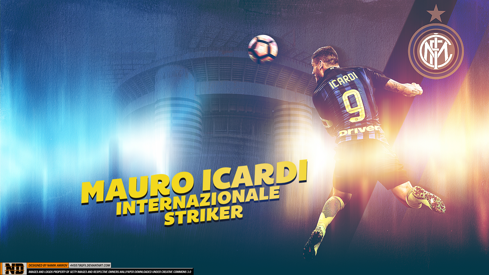 Handy-Wallpaper Sport, Fußball, Inter Mailand, Mauro Icardi kostenlos herunterladen.