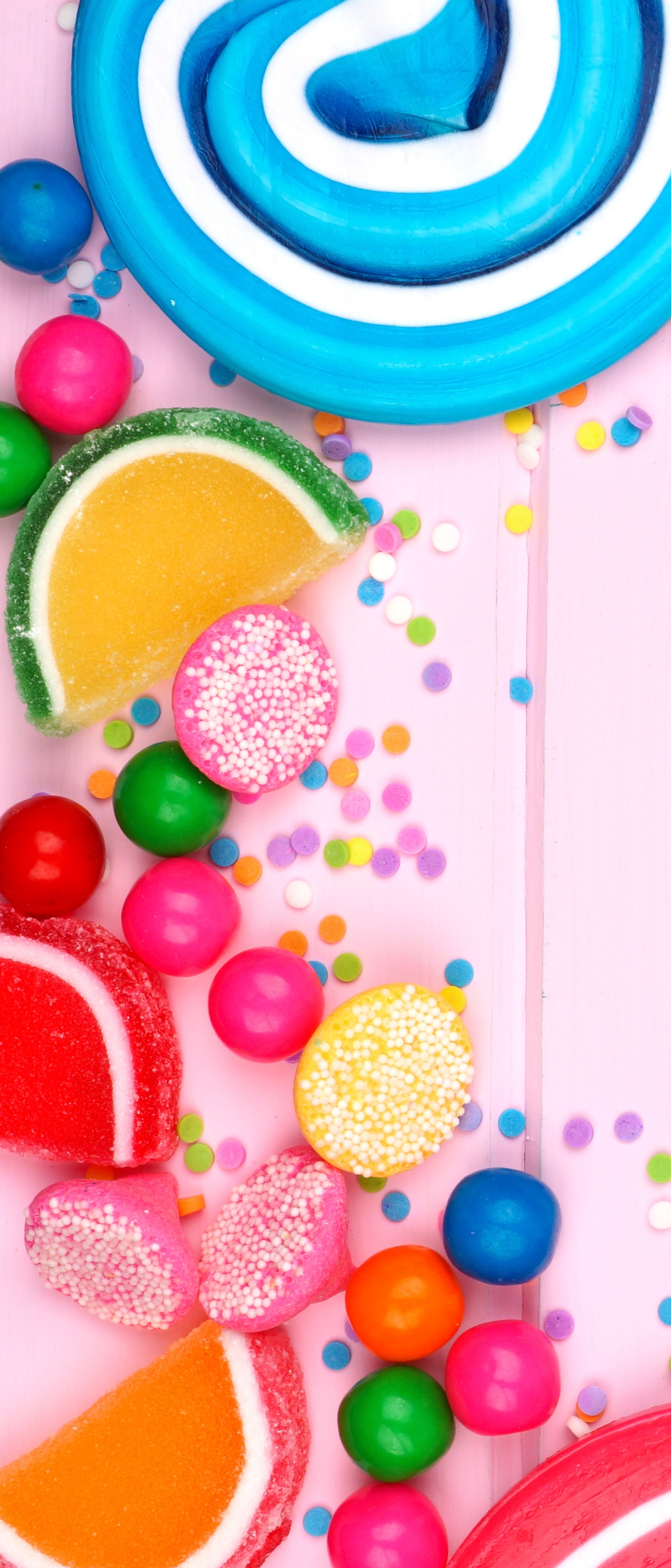 Download mobile wallpaper Food, Colorful, Sweets, Lollipop, Candy for free.