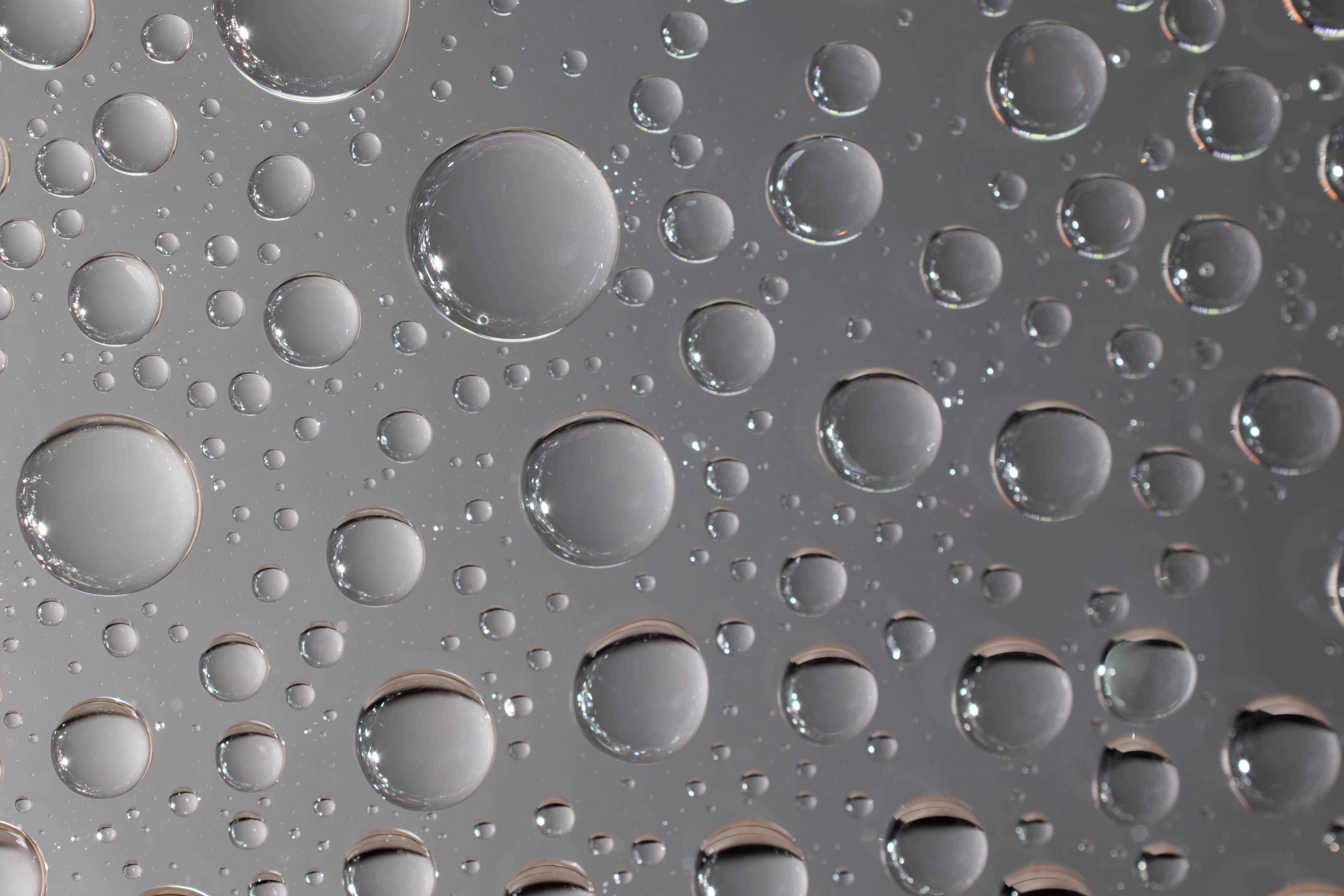 Download mobile wallpaper Liquidity, Chb, Macro, Bw, Liquid, Bubbles for free.