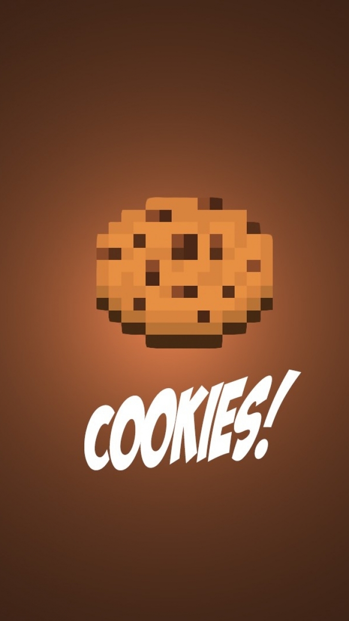 Скачати мобільні шпалери Печиво, Майнкрафт, Коричневий, Відеогра безкоштовно.