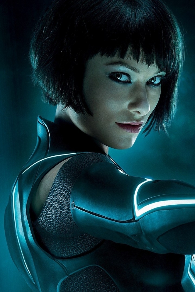 Handy-Wallpaper Olivia Wilde, Tron, Film, Filme, Tron: Legacy kostenlos herunterladen.