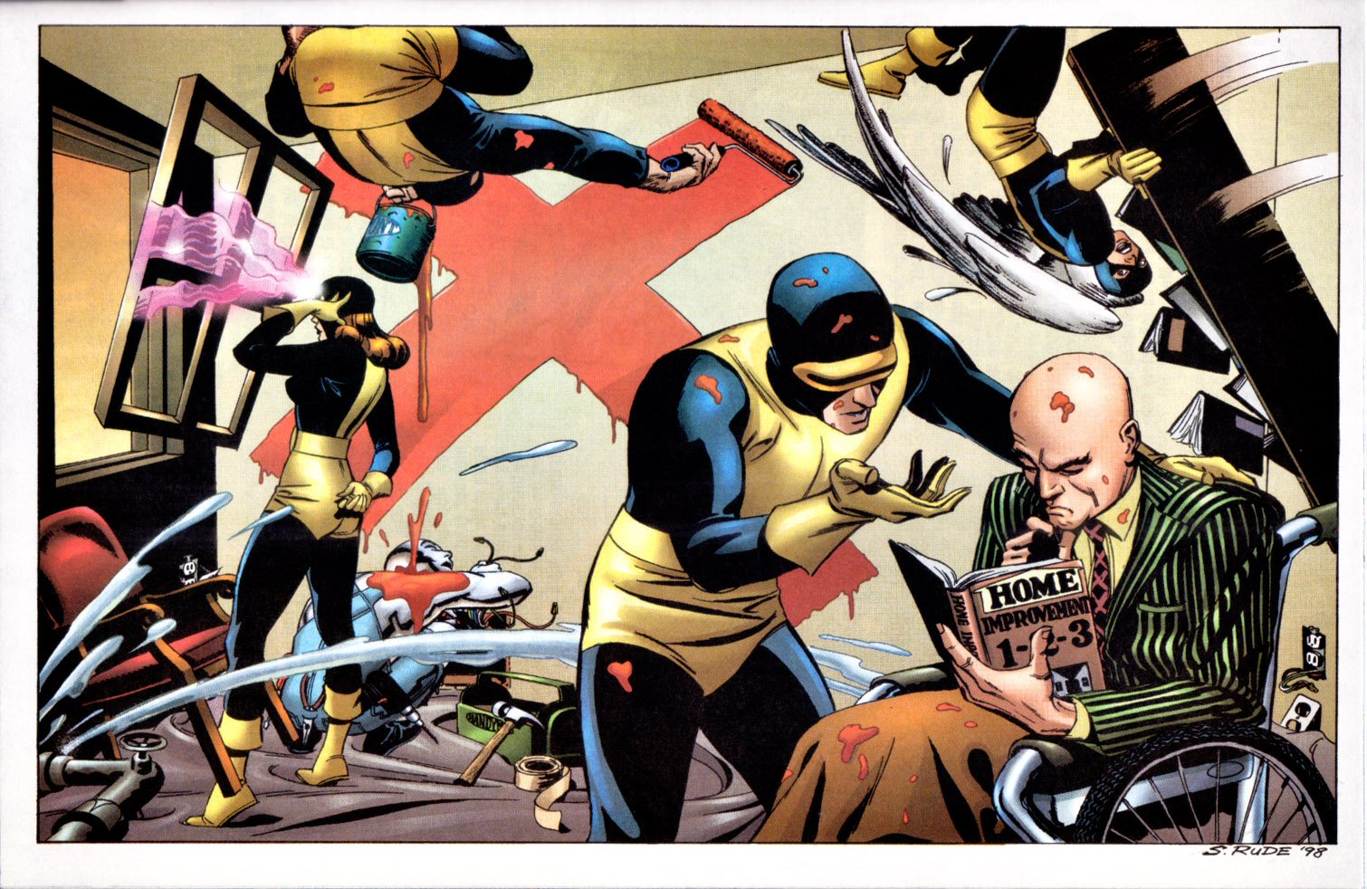 x men, comics, cyclops (marvel comics), professor x