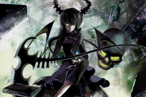 Скачати мобільні шпалери Аніме, Шутер З Чорної Скелі, Dead Master (Black Rock Shooter) безкоштовно.