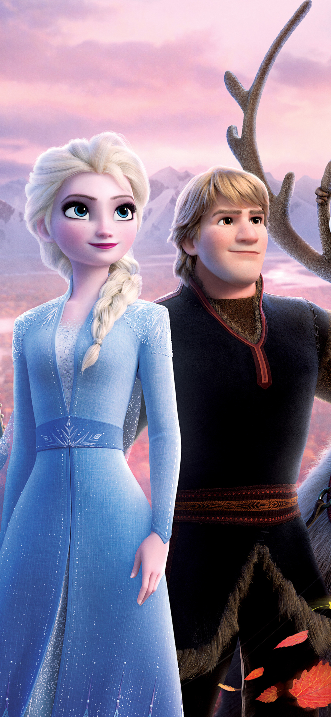 Download mobile wallpaper Movie, Elsa (Frozen), Olaf (Frozen), Frozen 2 for free.