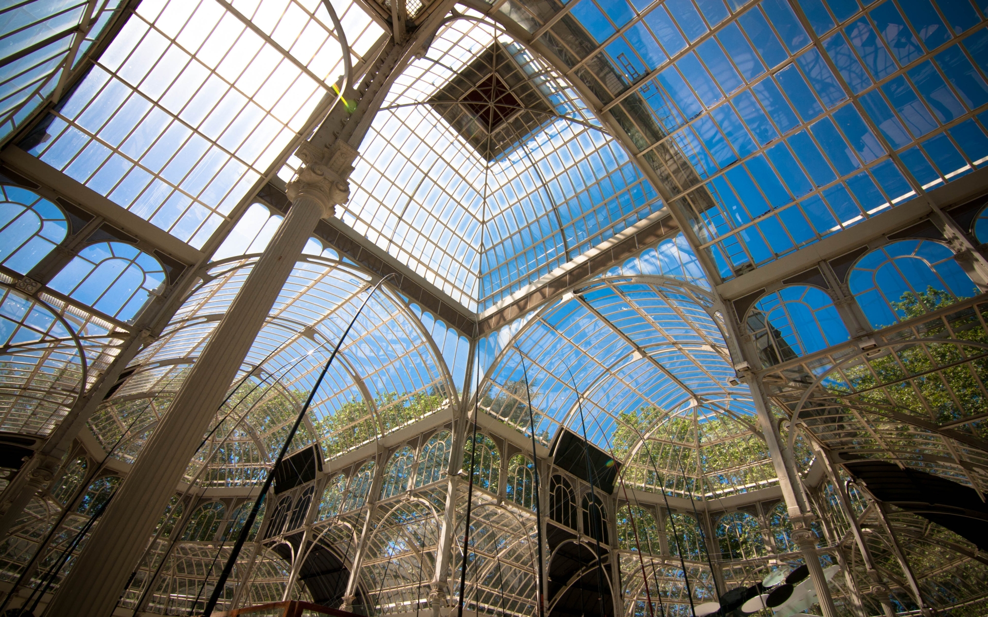 Free download wallpaper Man Made, Palacio De Cristal on your PC desktop