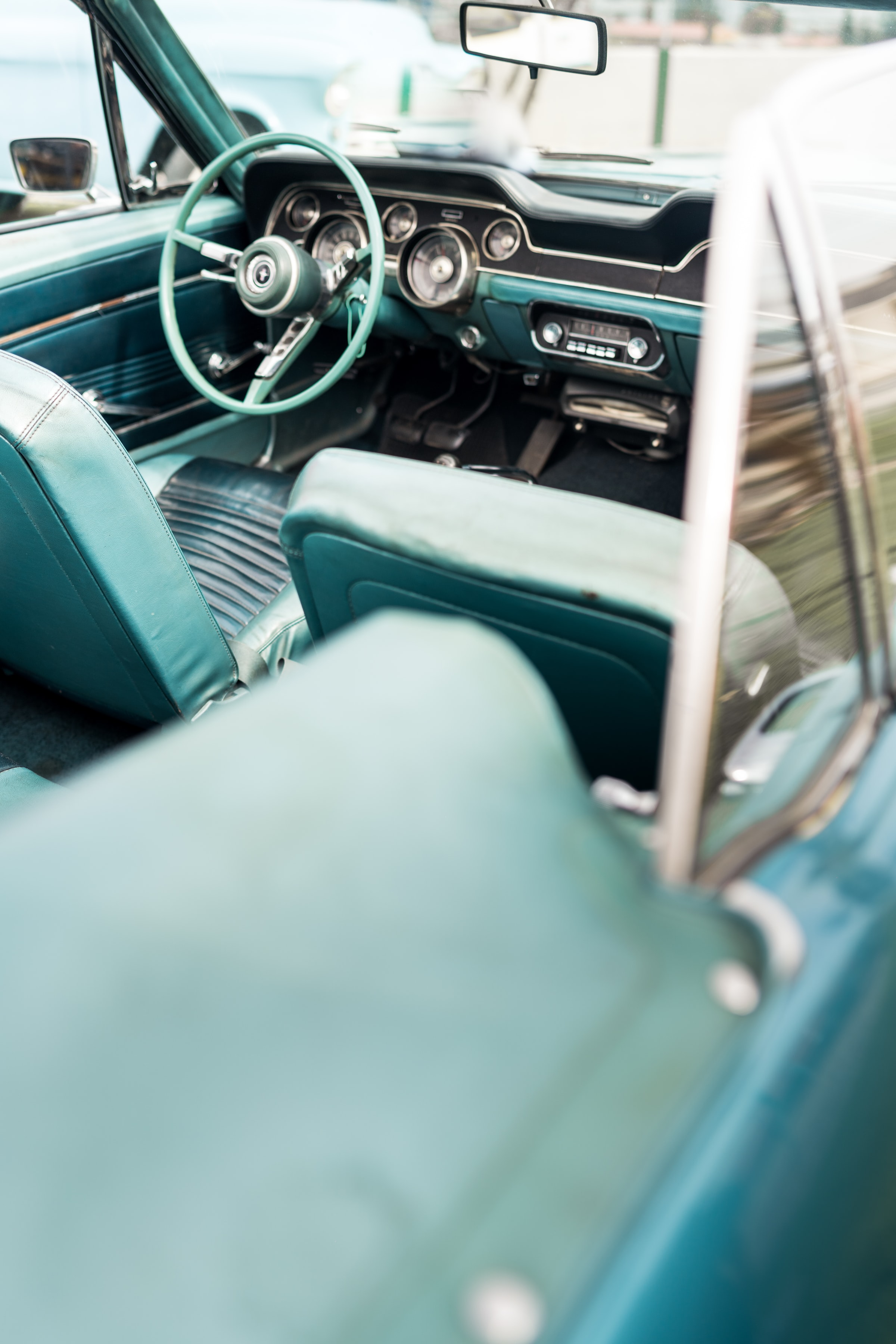 Horizontal Wallpaper seat, cars, car, machine, retro, steering wheel, rudder, salon