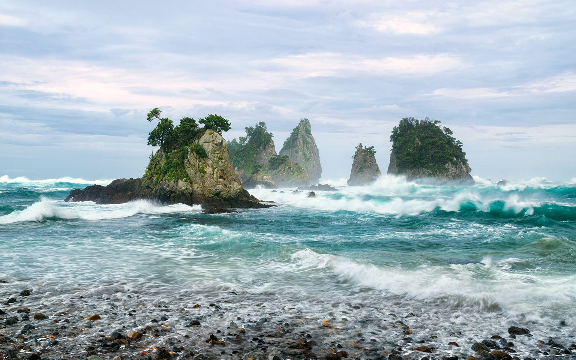 Скачать картинку Море, Океан, Синий, Япония, Волна, Земля/природа в телефон бесплатно.