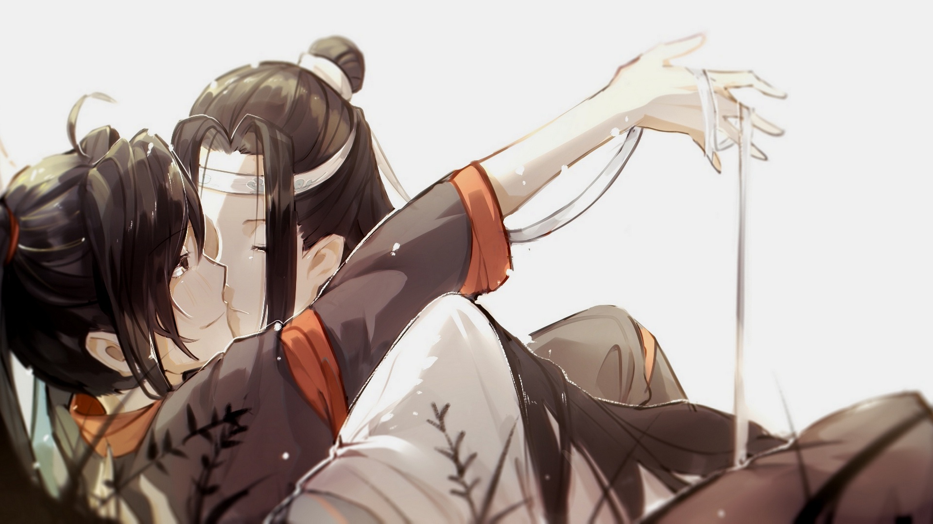 Handy-Wallpaper Animes, Lanzhan, Wei Yin, Lan Wangji, Wei Wuxian, Mo Dao Zu Shi kostenlos herunterladen.