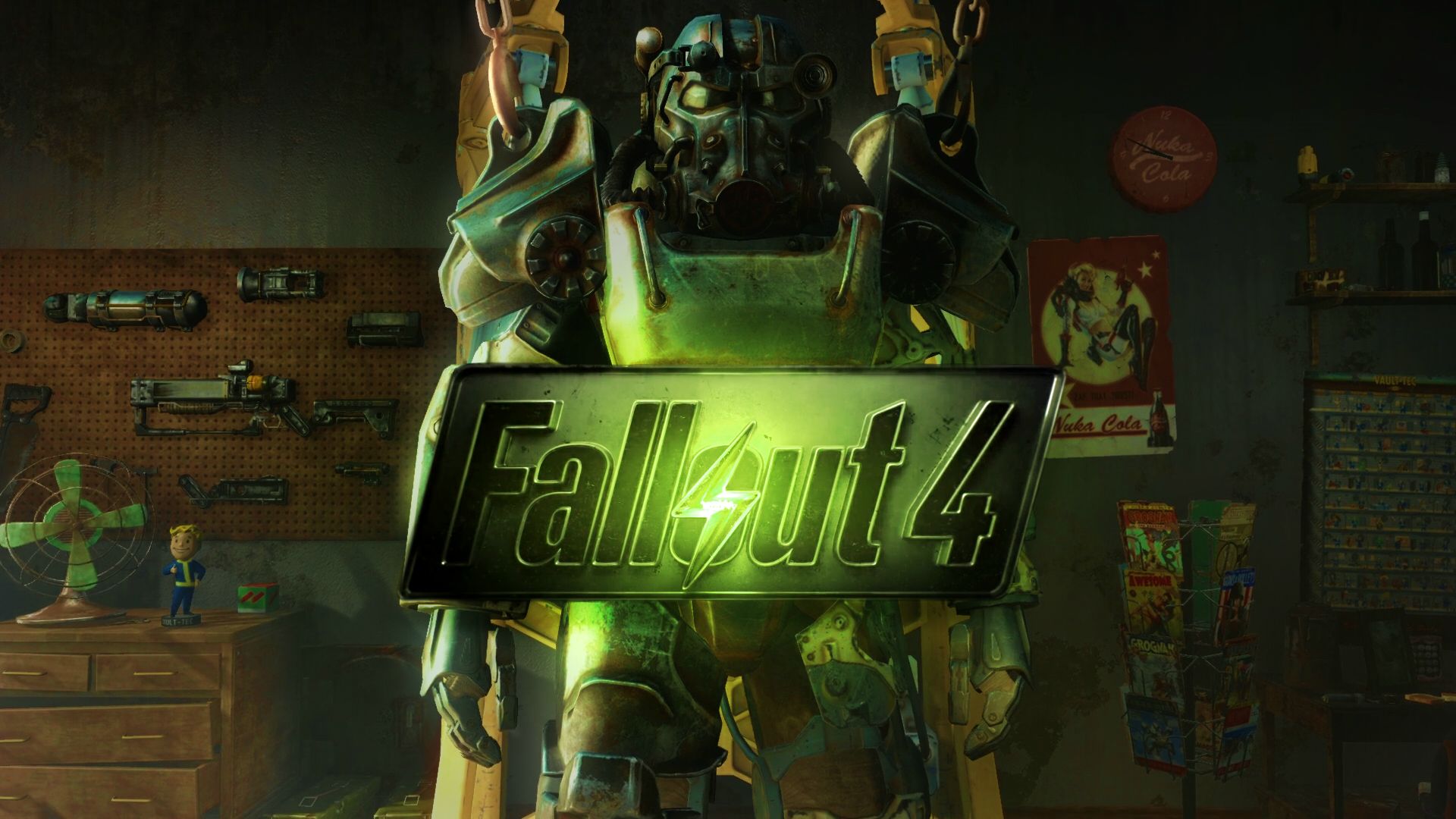 371553 завантажити шпалери fallout, відеогра, fallout 4, силова броня (fallout) - заставки і картинки безкоштовно