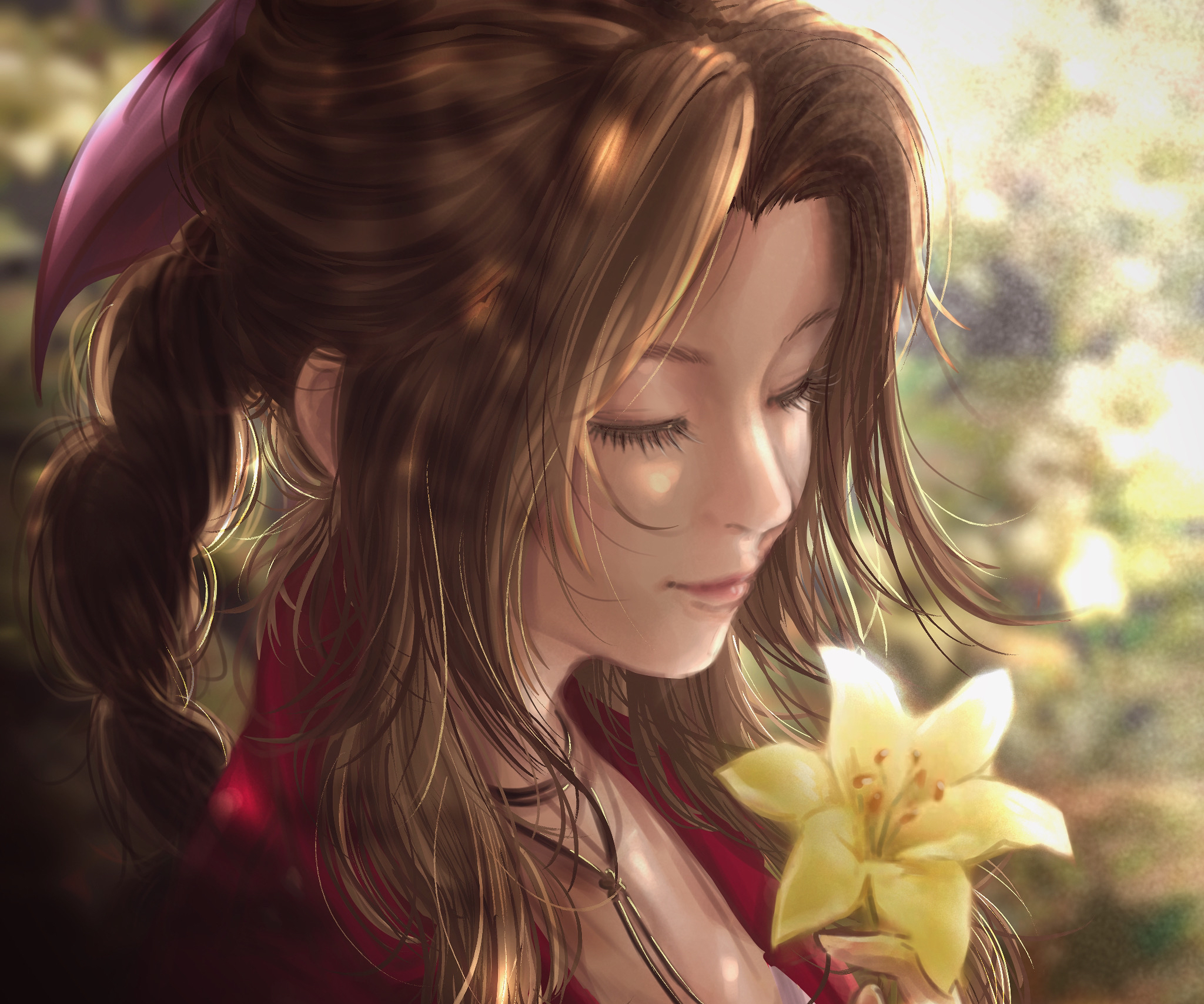 Download mobile wallpaper Anime, Final Fantasy Vii, Aerith Gainsborough for free.